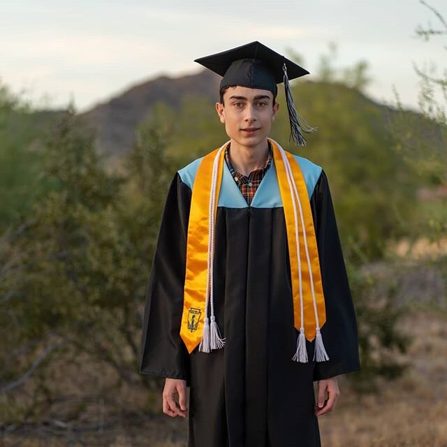 Another Estrella Foothills Grad. Happy Graduation week Alexander!