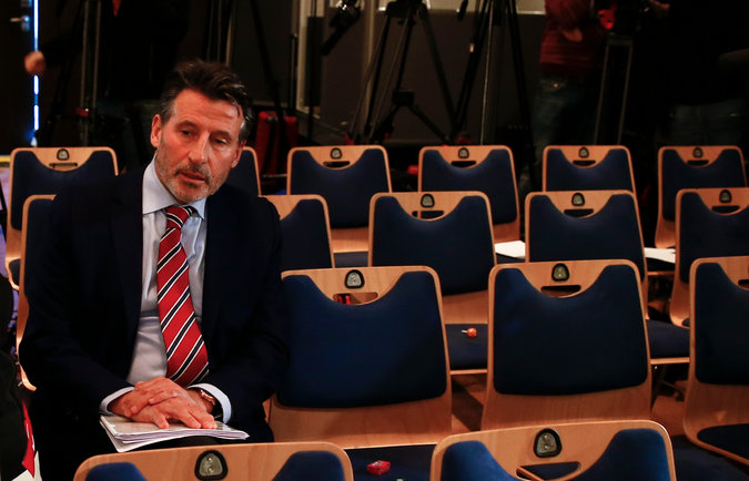 Sebastian Coe, President of the IAAF, photographed by Michael Dalder