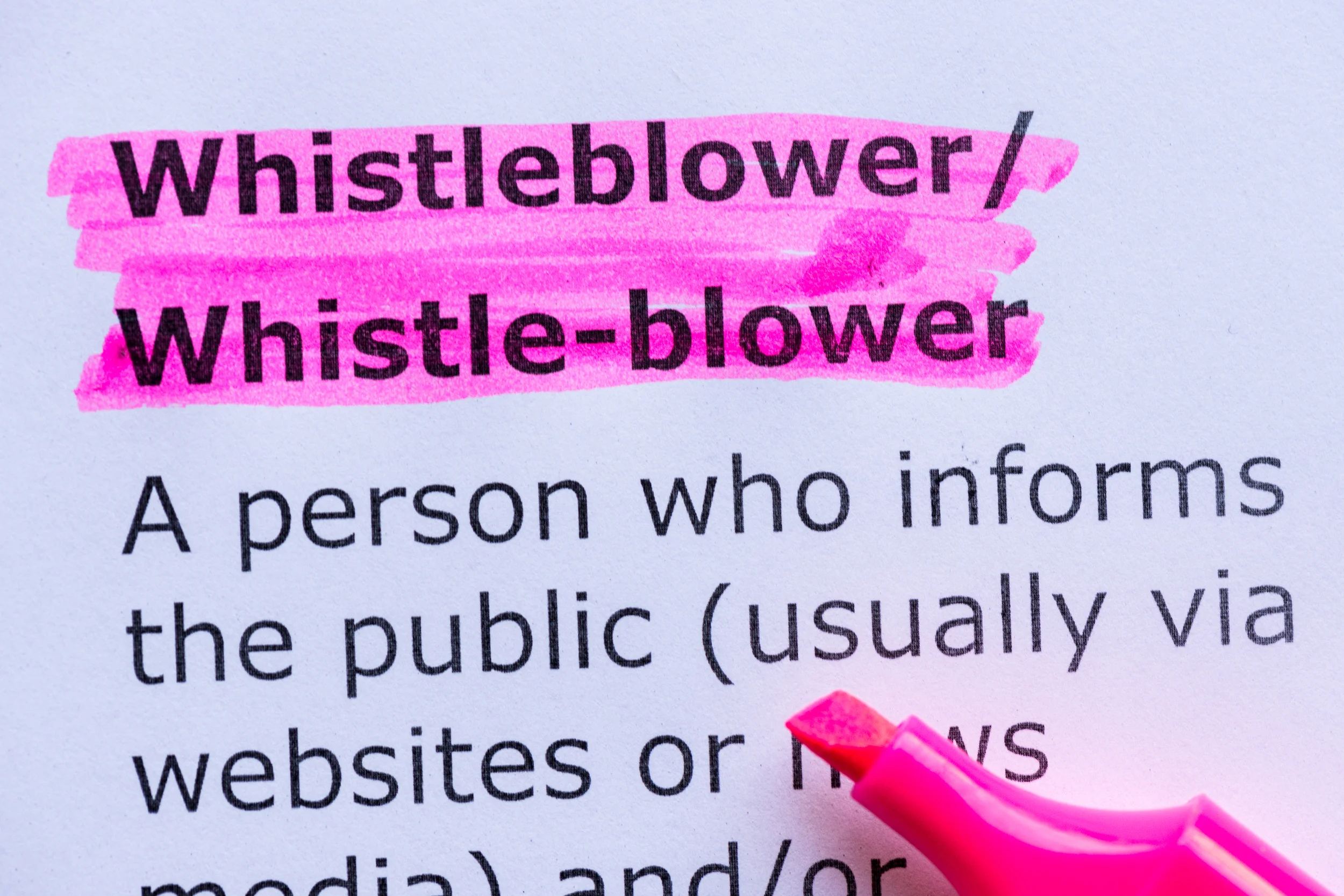 Protecting Whistleblowers