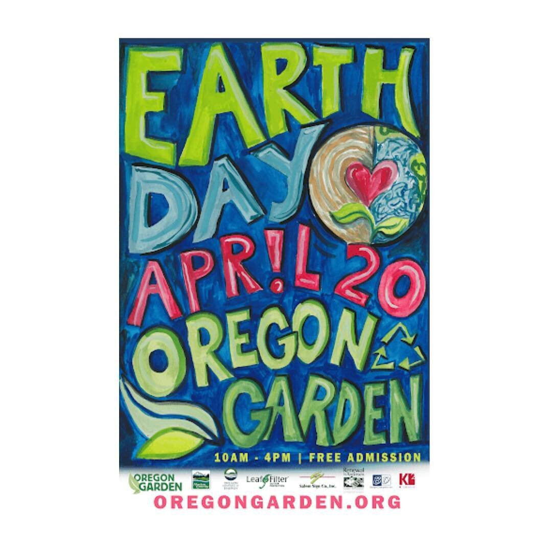 We will be at the Oregon Garden this Saturday! Stop by and enjoy the fun! @oregongarden #earthday #earthmonth #events #freeevent