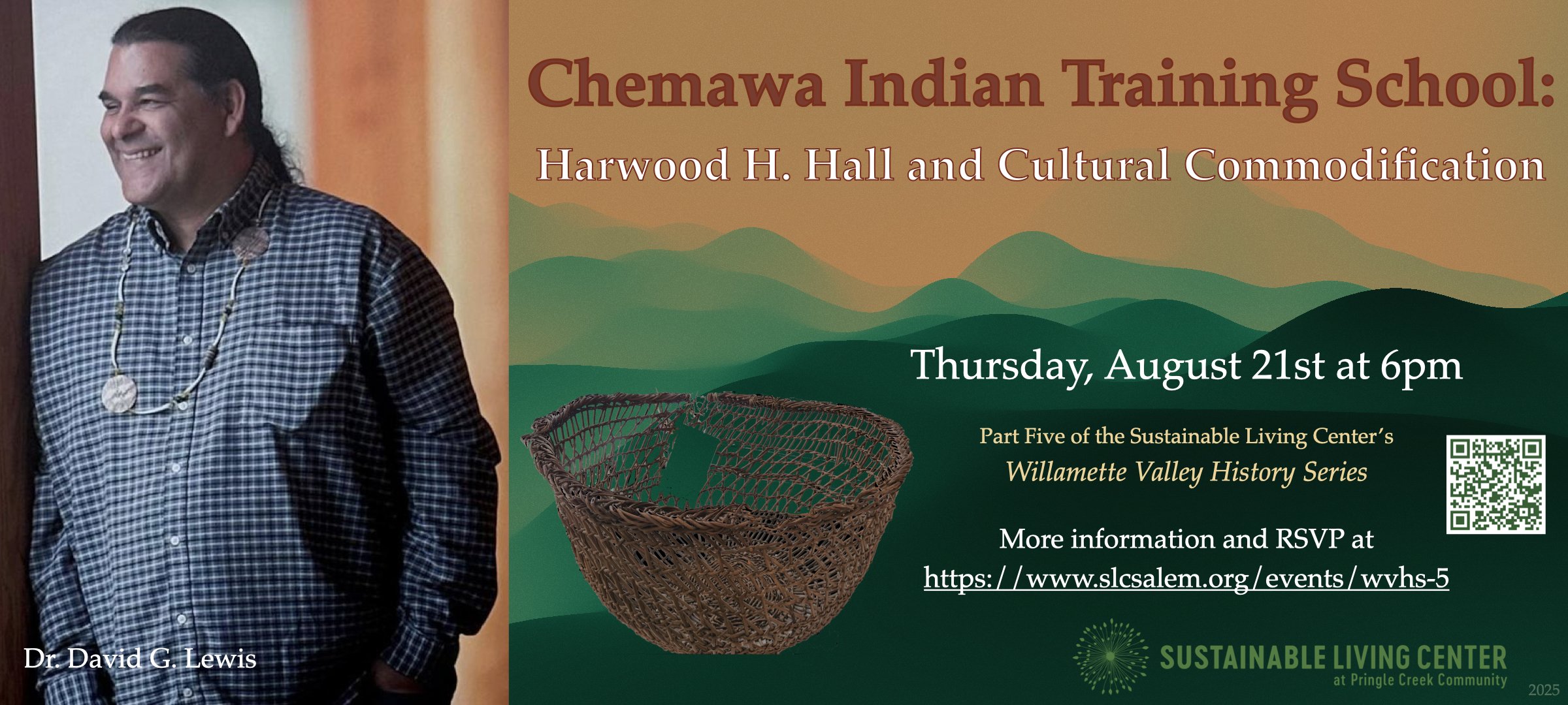 Willamette Valley History Series: Chemawa Indian Training School with Dr. David G. Lewis