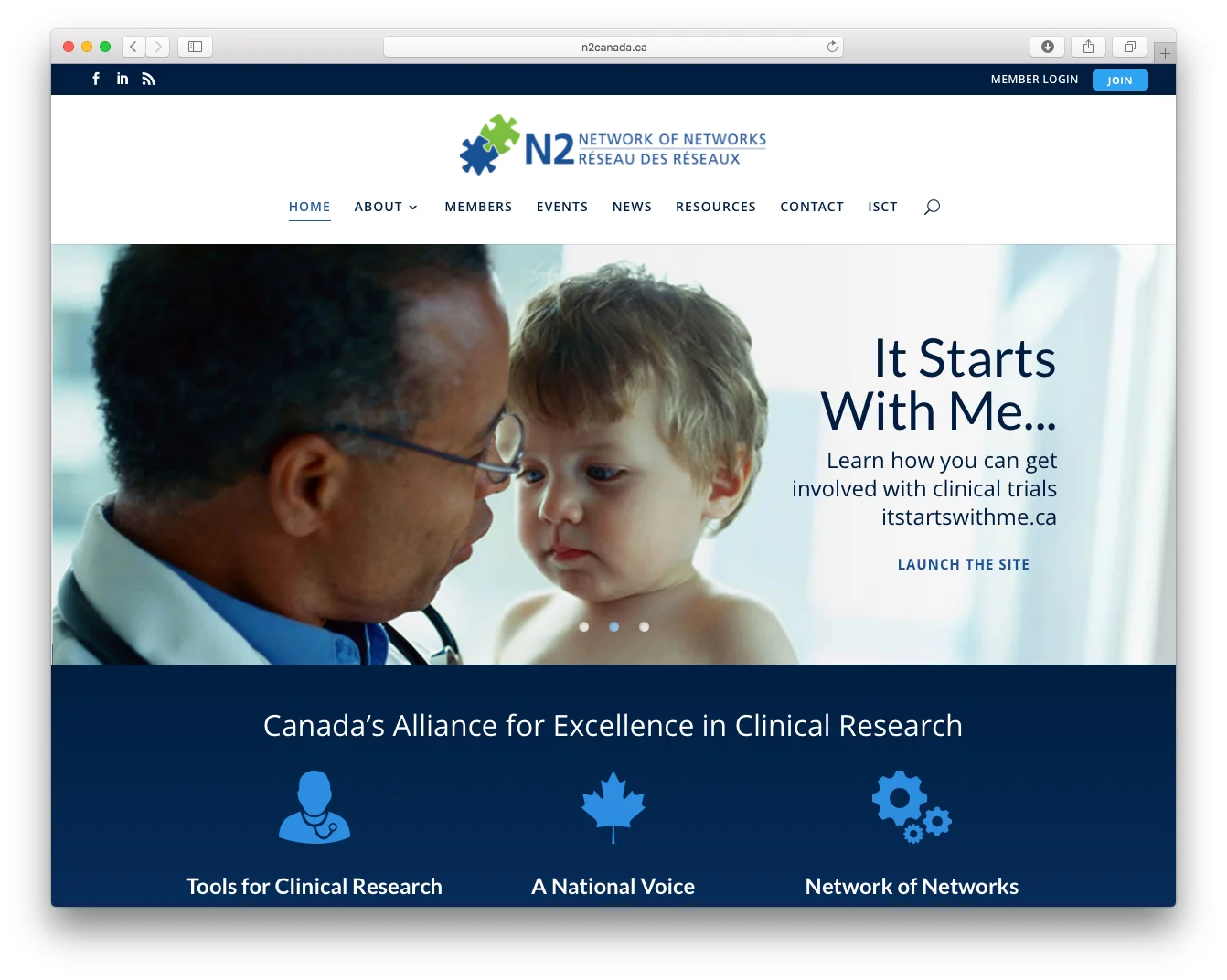   A network for clinical trials &amp; research in Canada  