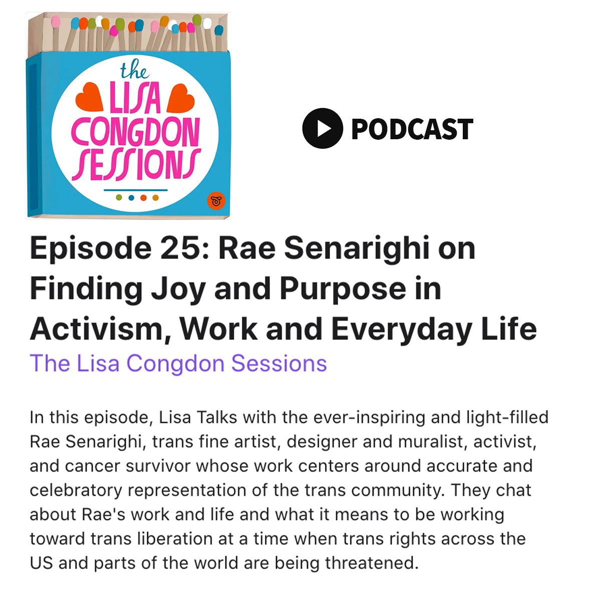 The Lisa Congdon Sessions Podcast