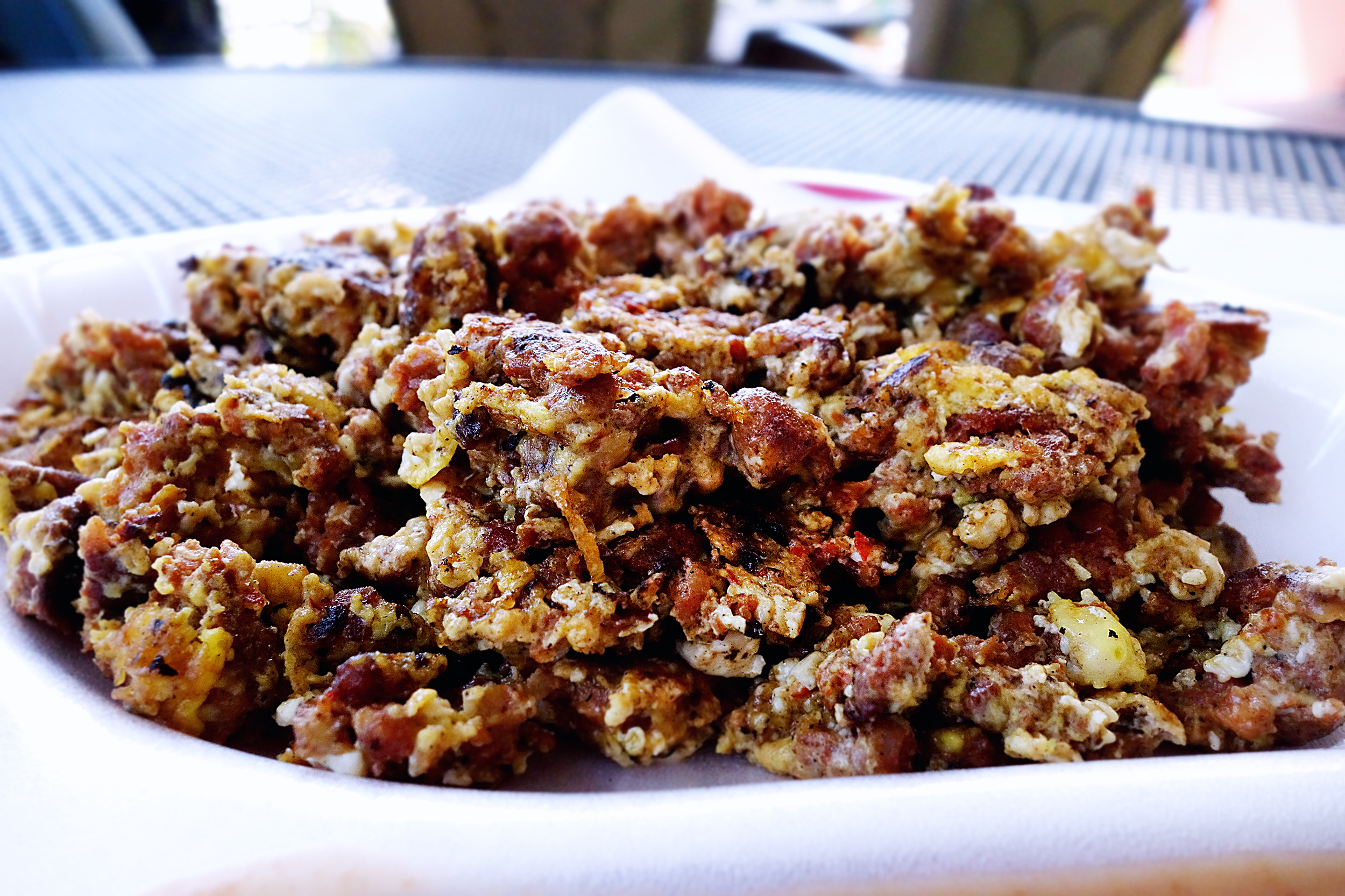 Eggs and Chorizo