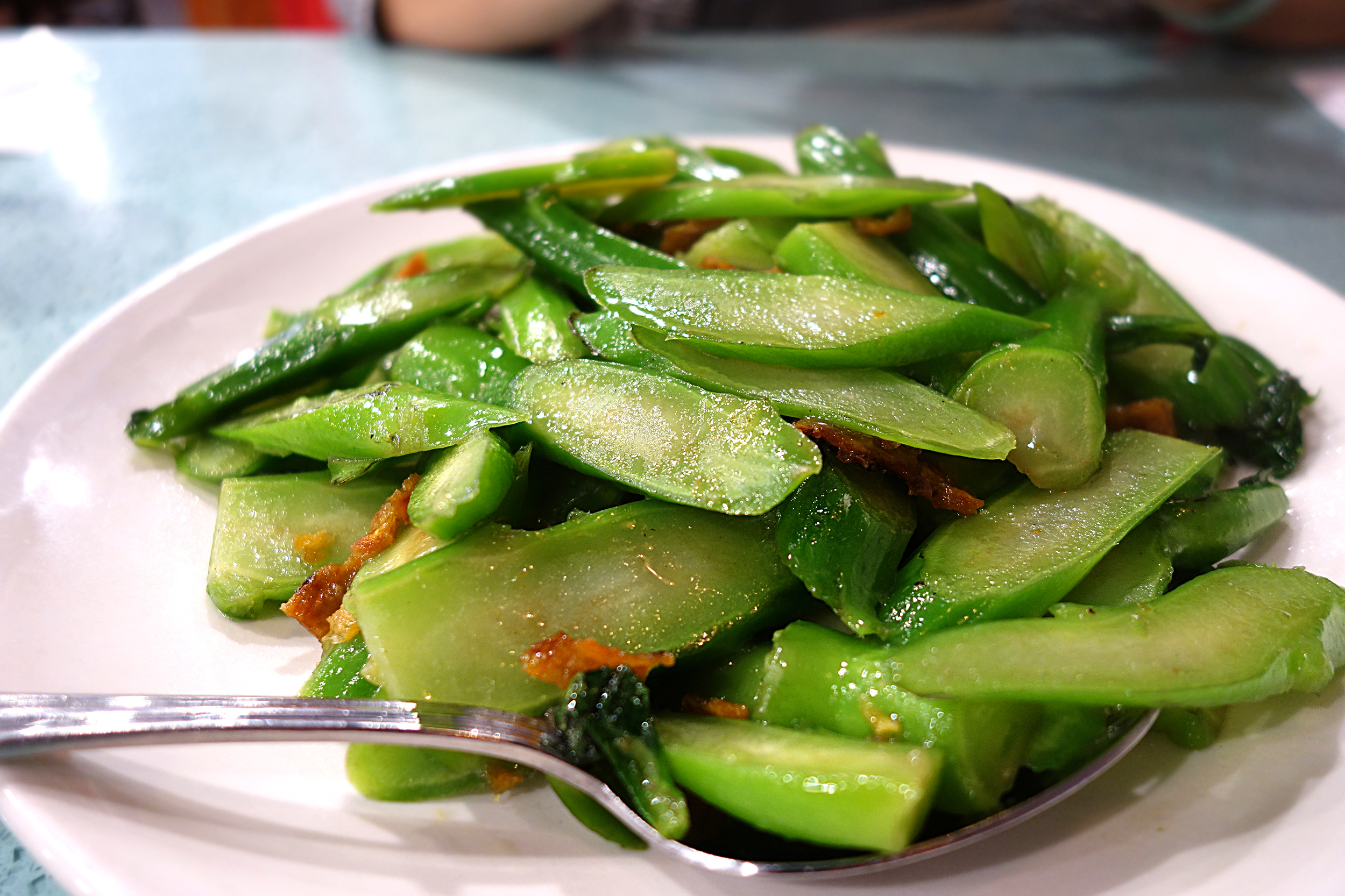 Dried Fish with Chinese Broccoli