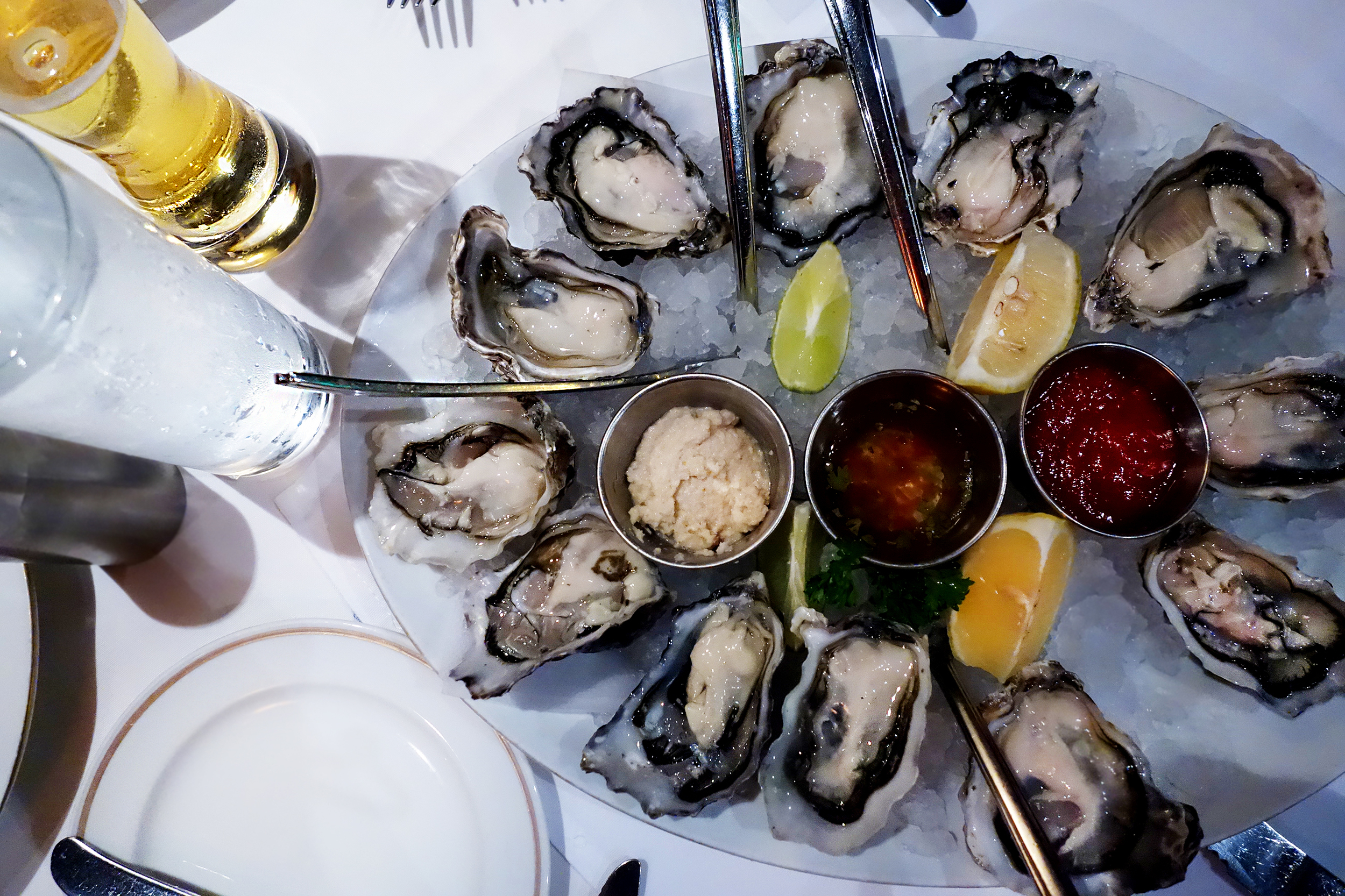 Raw oysters - Market Price