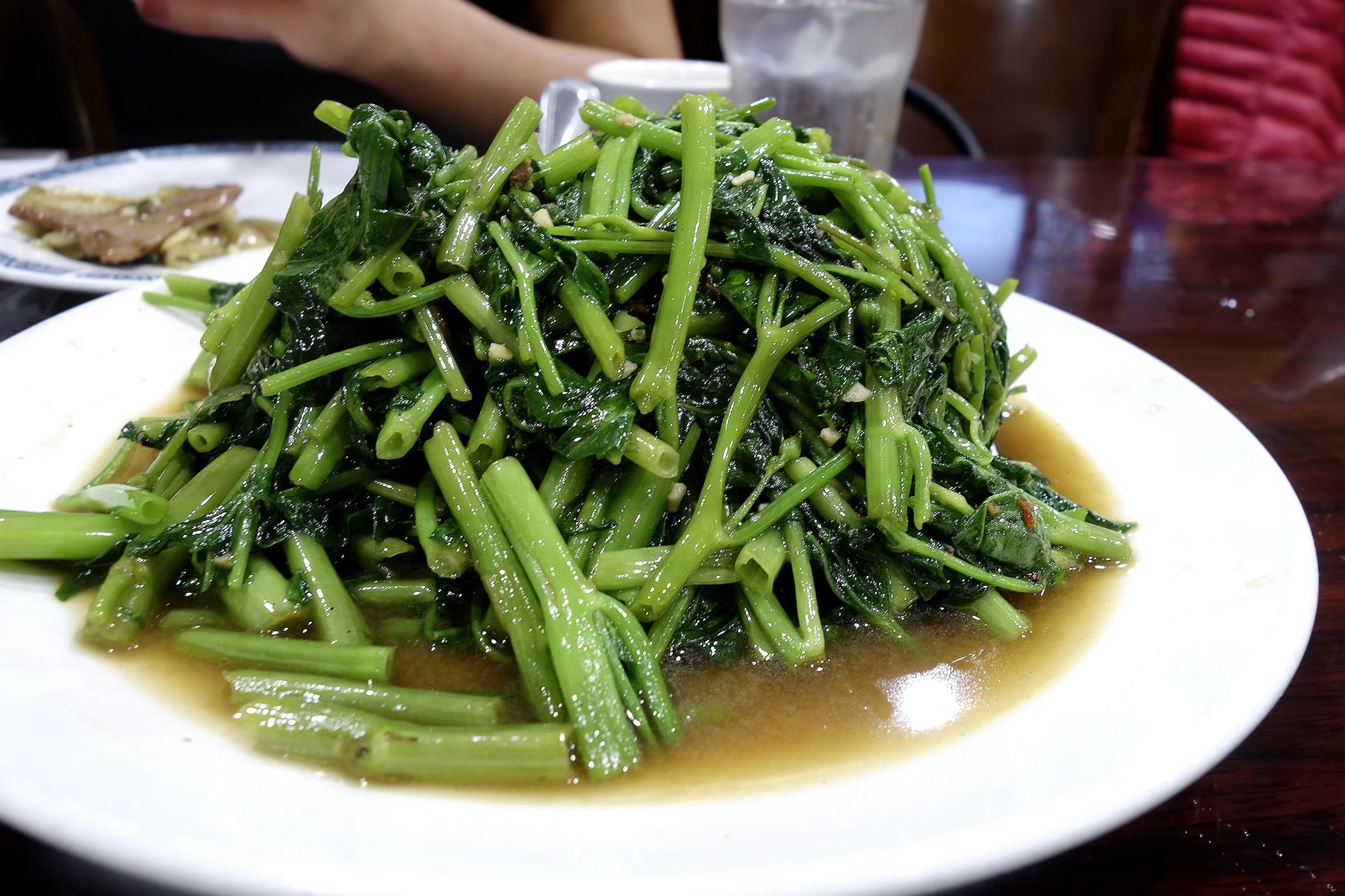 Water Spinach with Malay sauce (excuse the blur)