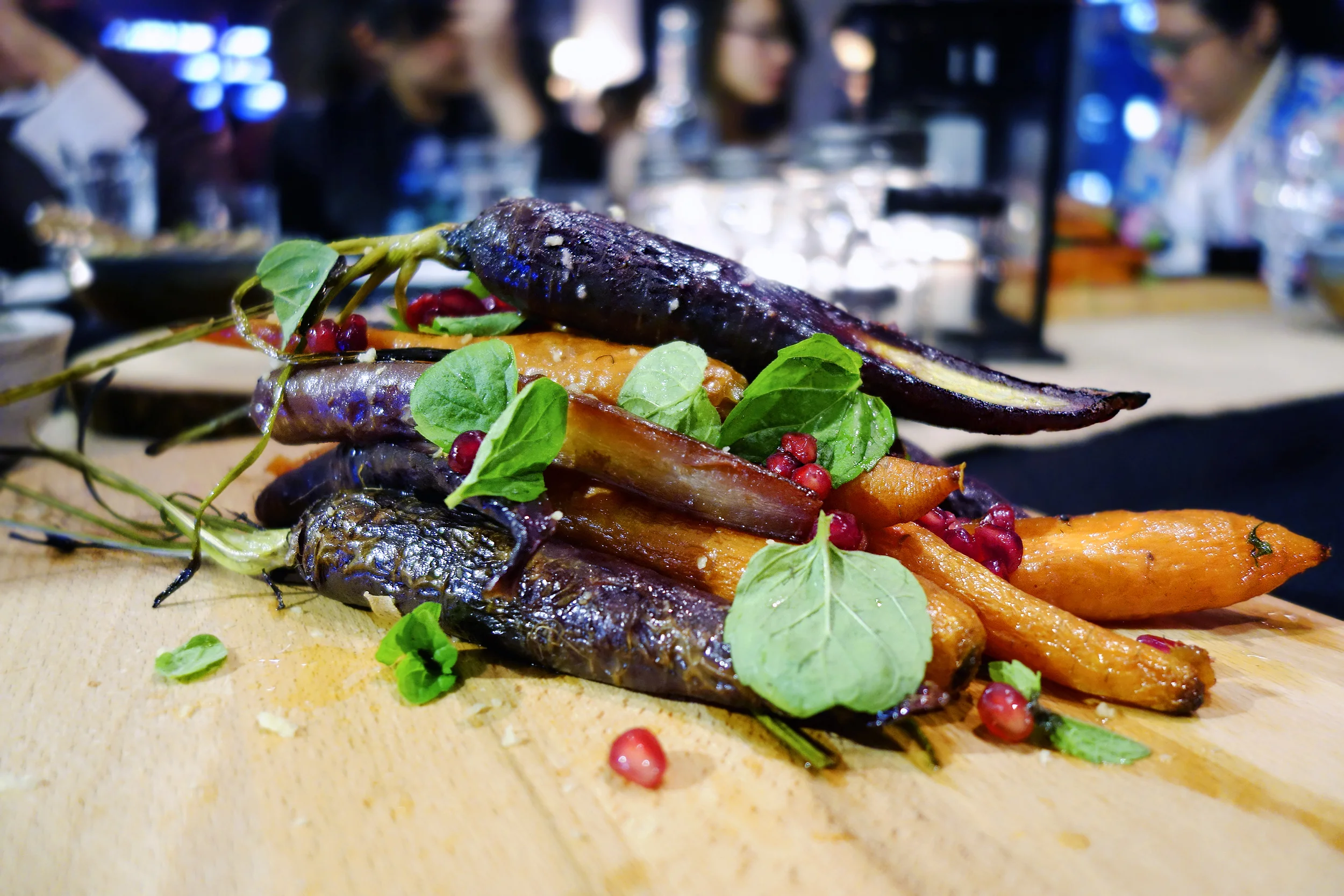 Oven roasted carrots