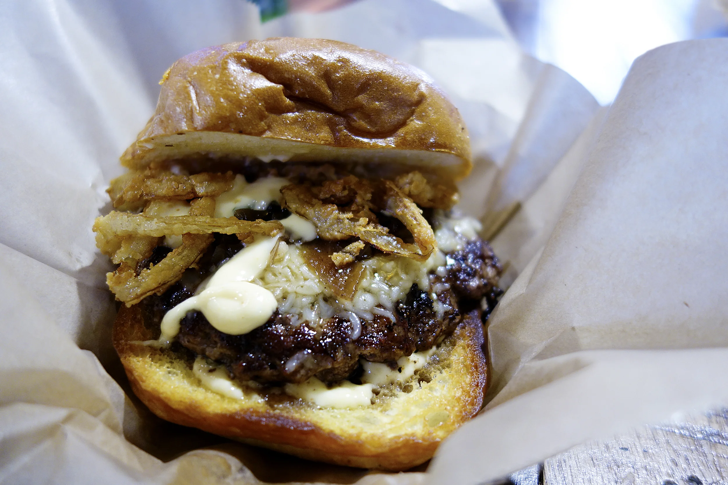 Maple Bacon Jam Burger