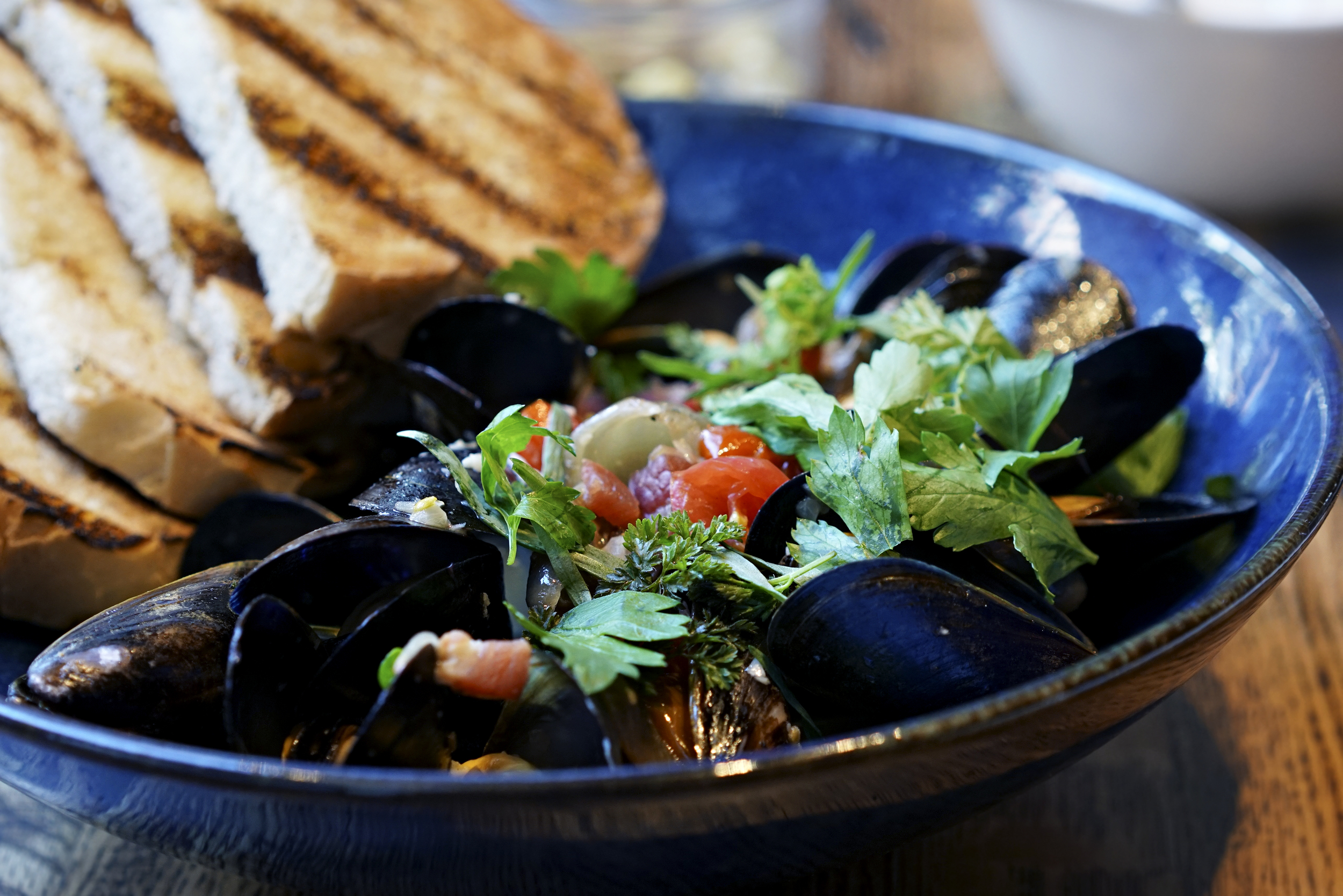 Oven Roasted Mussels