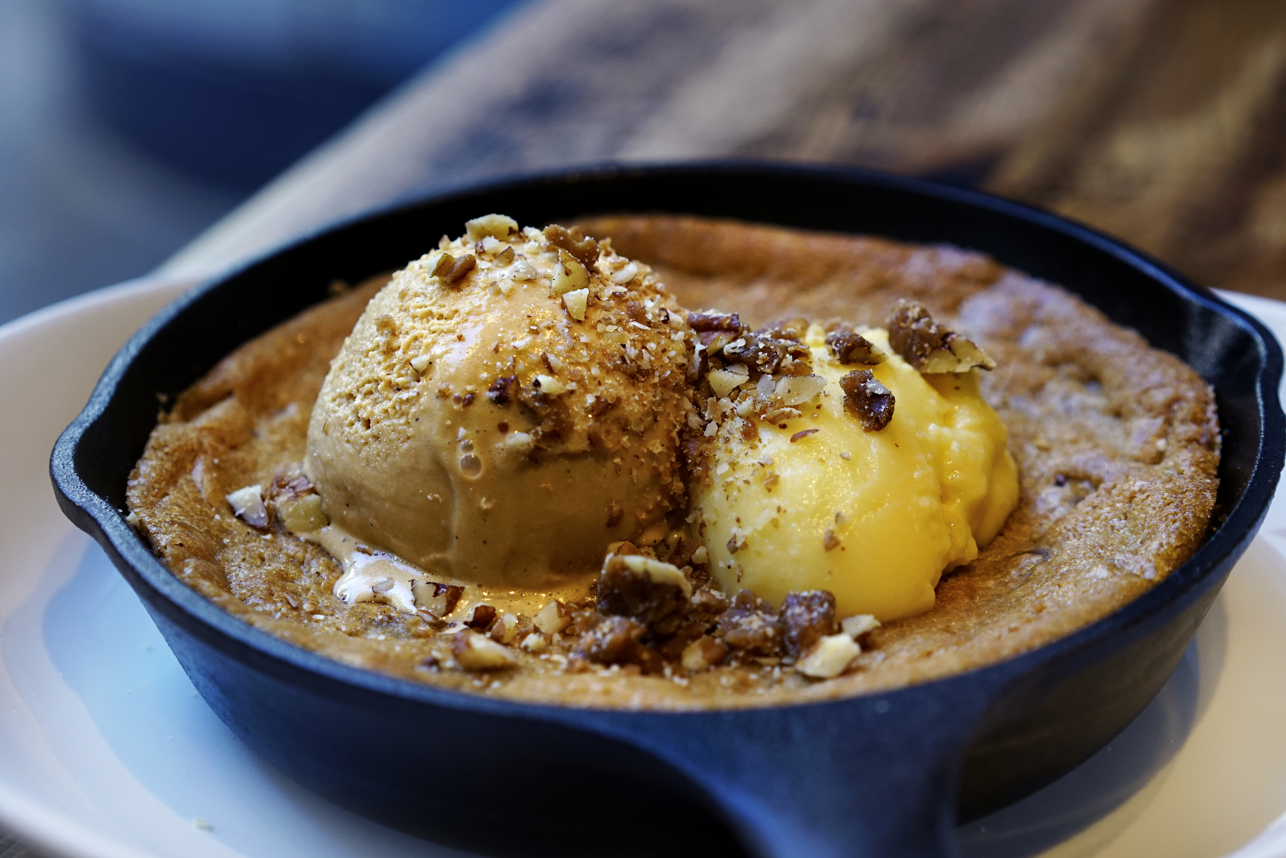 Cast-Iron Baked Cookie