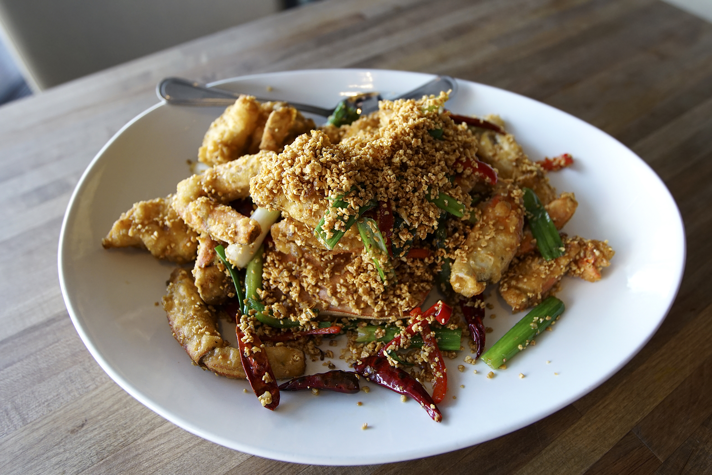 Crispy Garlic Crab