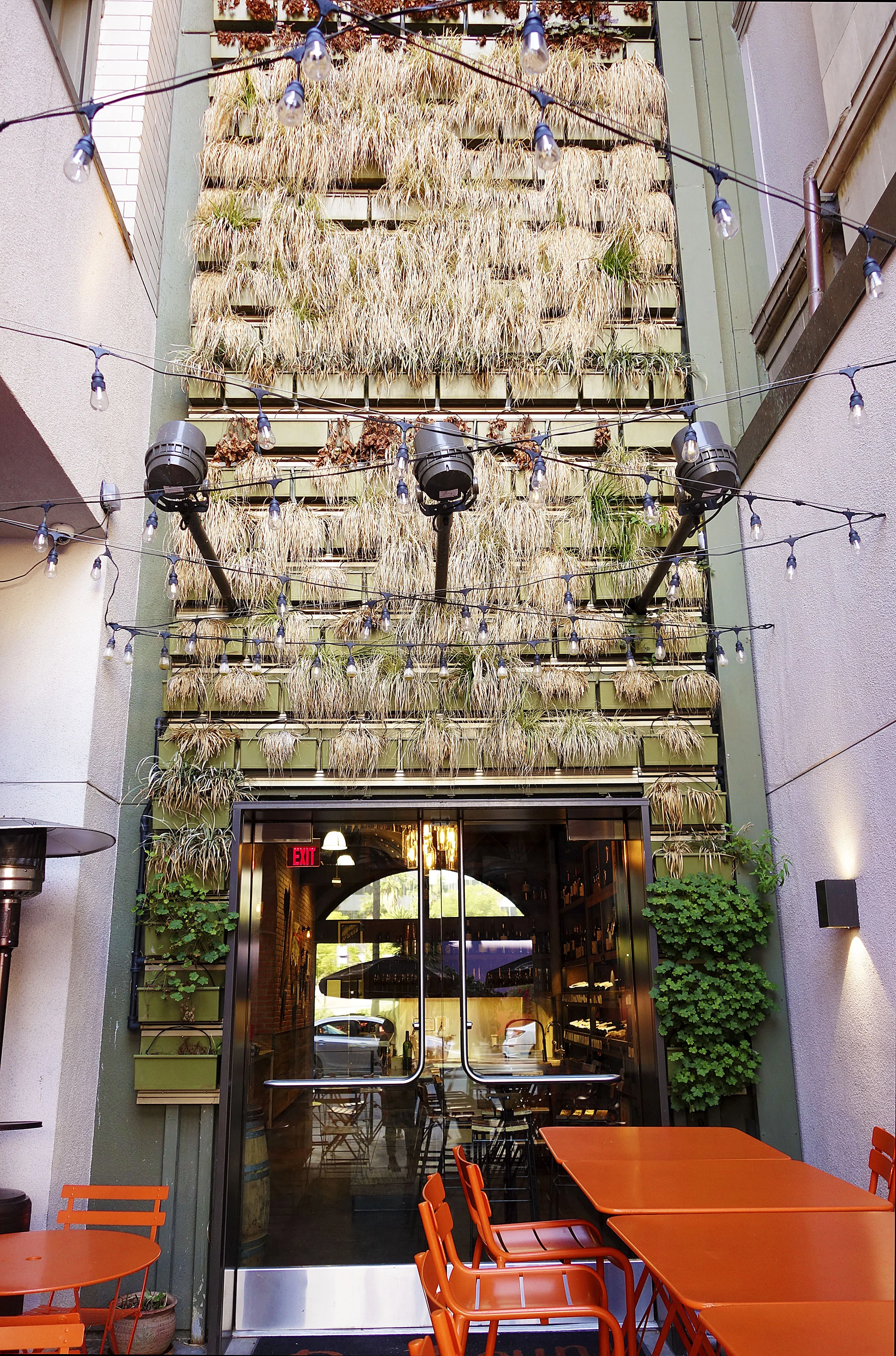 More outdoor seating