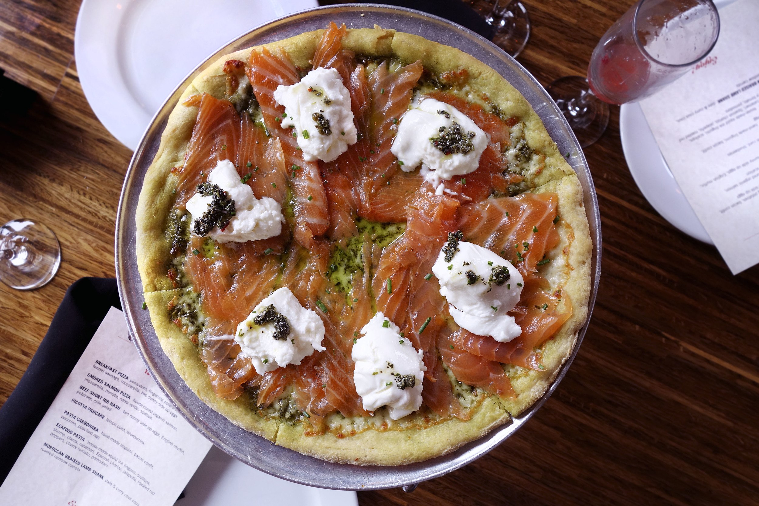 Smoked Salmon Pizza