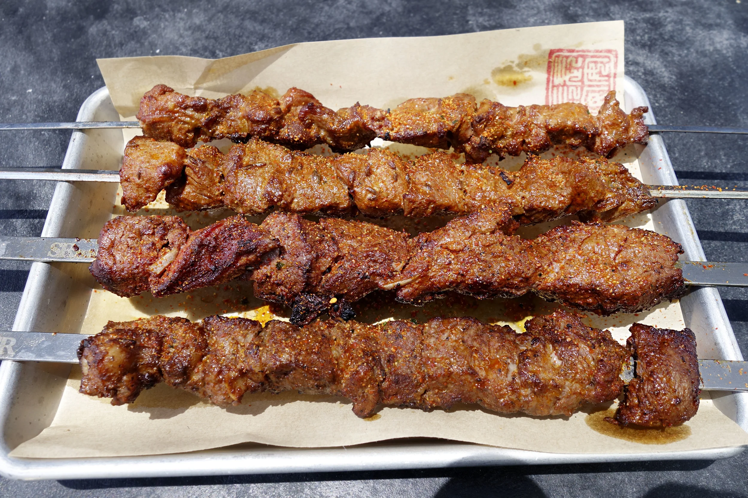Lamb & Beef skewers