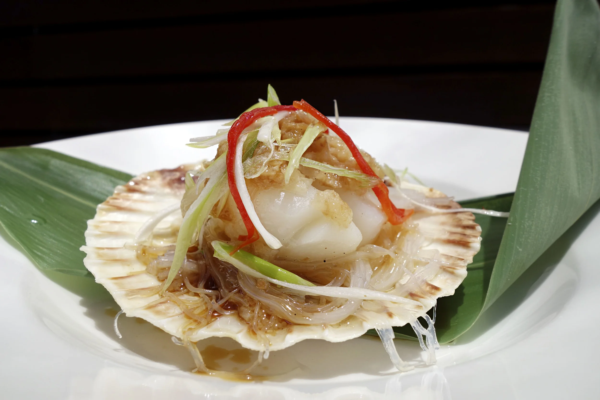 Steamed Scallops