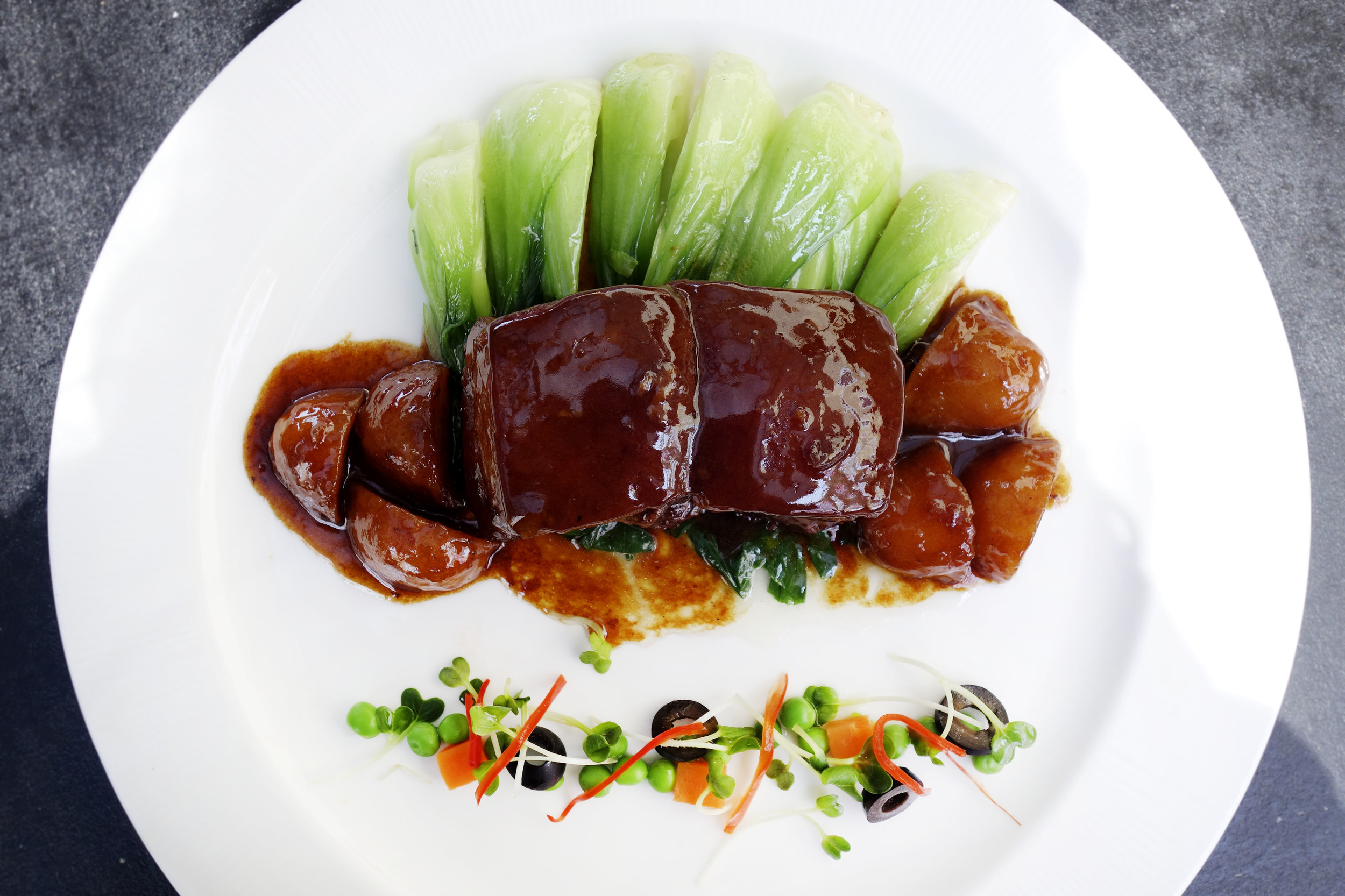 Braised Pork belly with sweet soy sauce