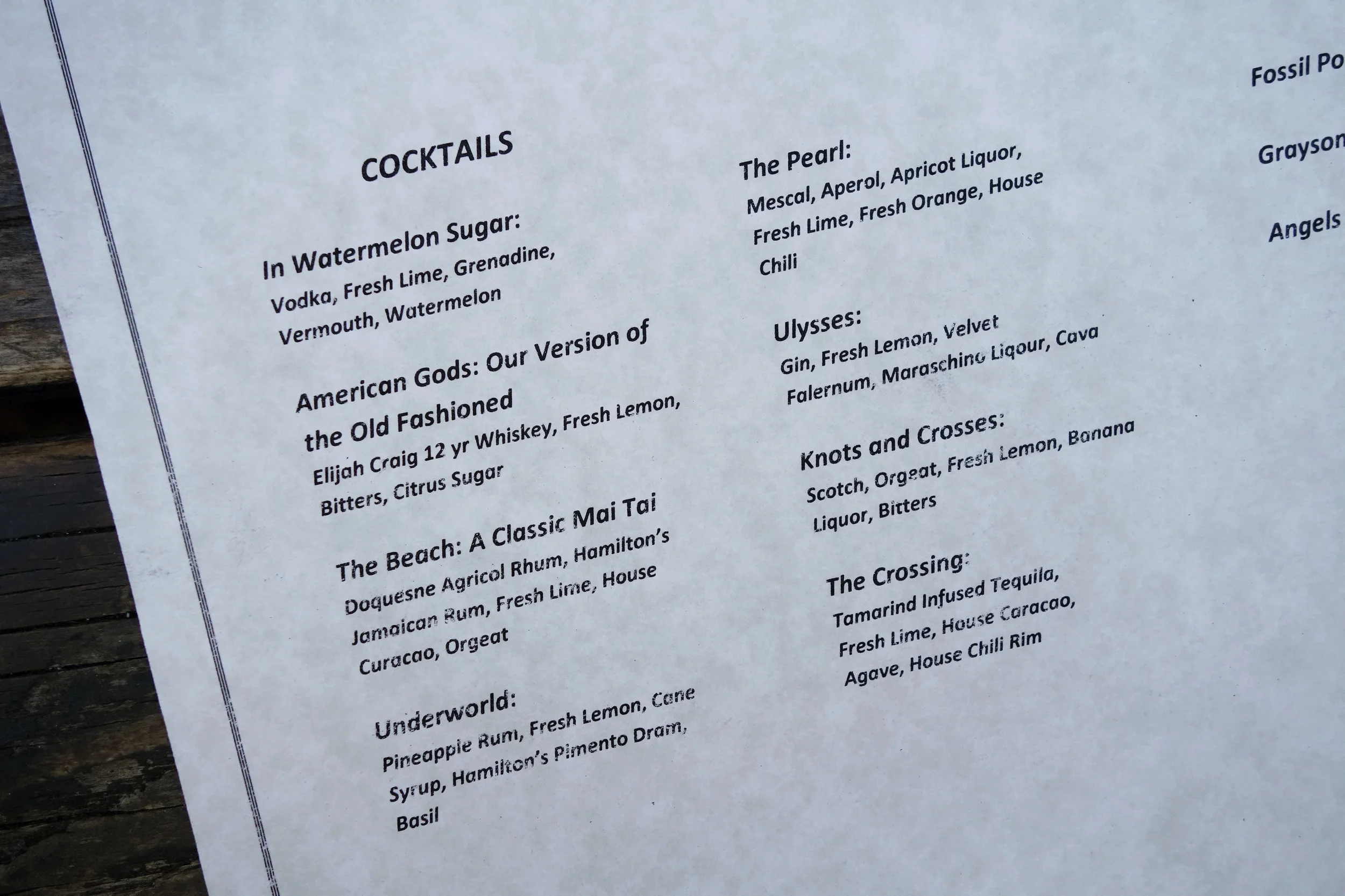 New cocktails launched