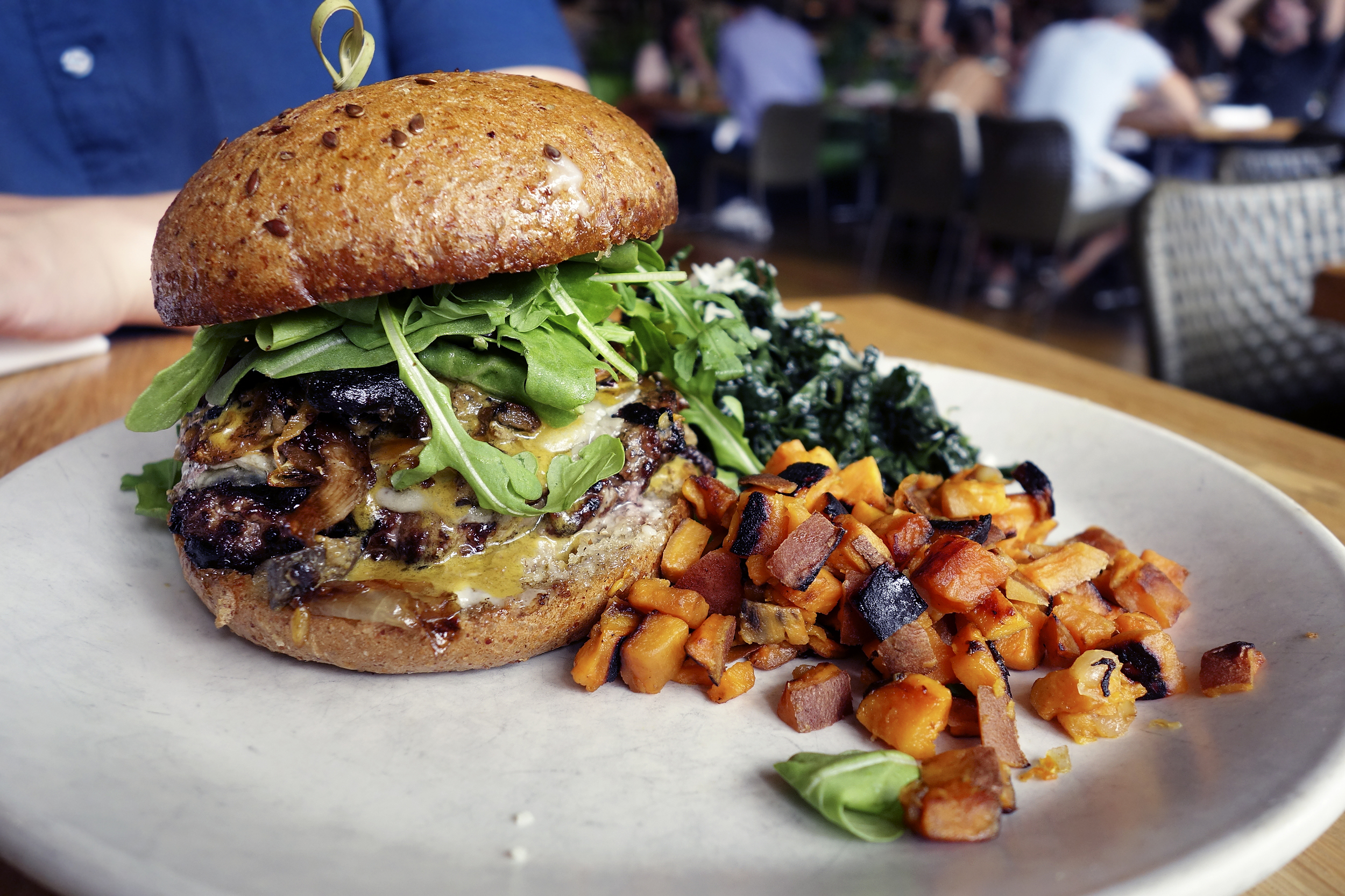 Grass fed burger