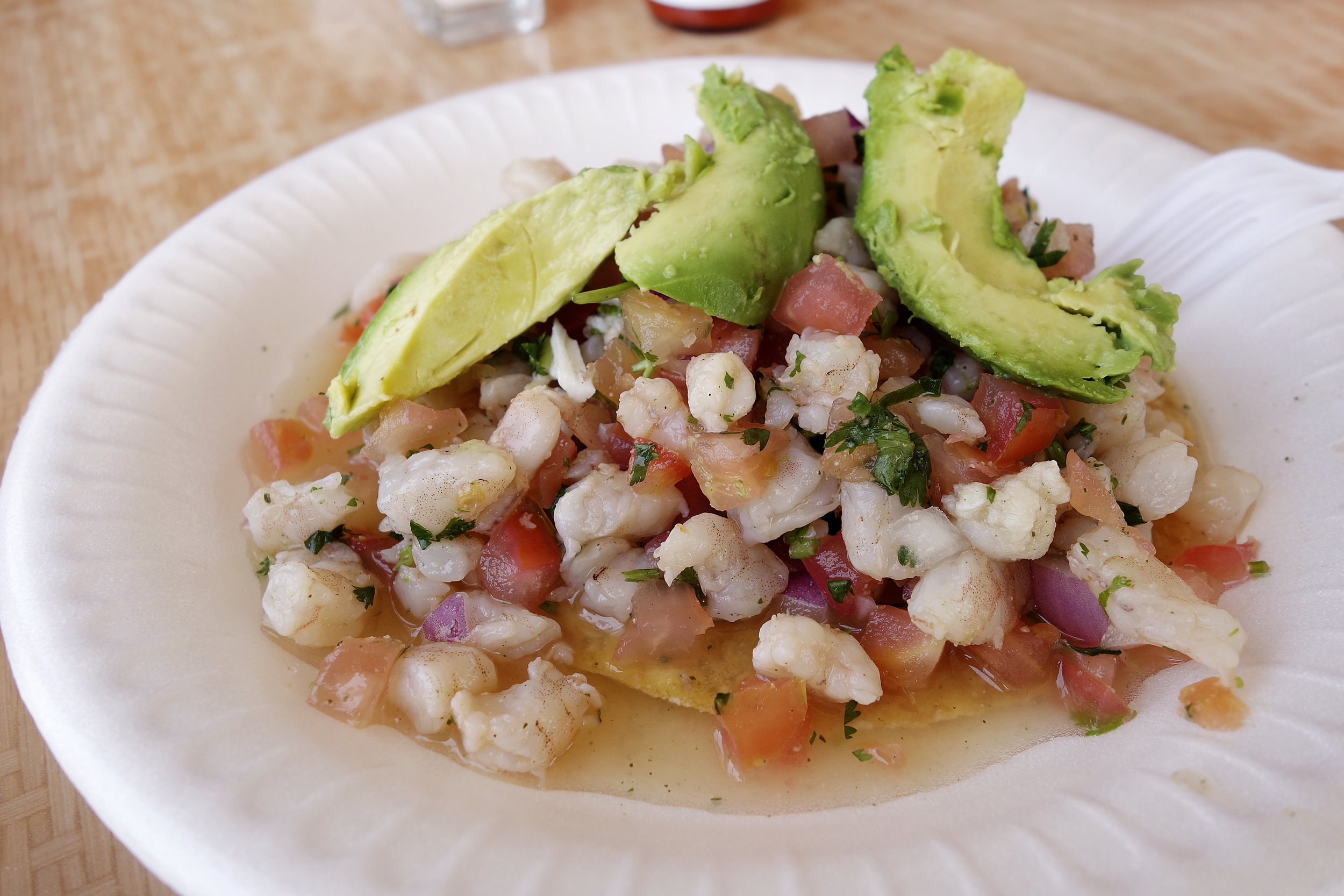 Shrimp Tostada