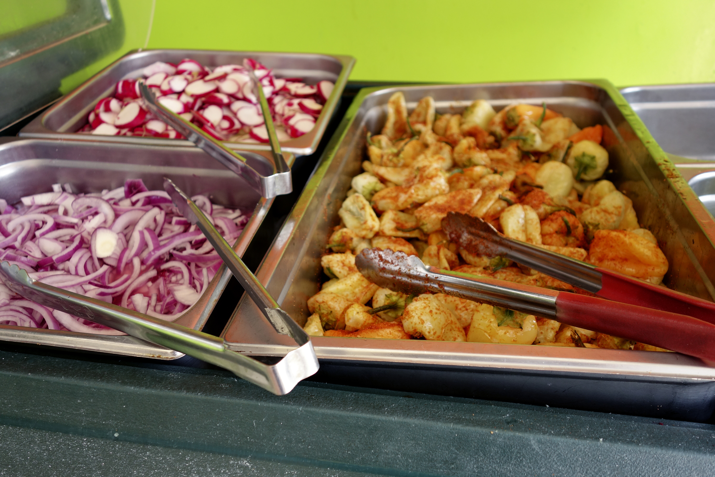 Unlimited condiments. Be mindful, not wasteful.