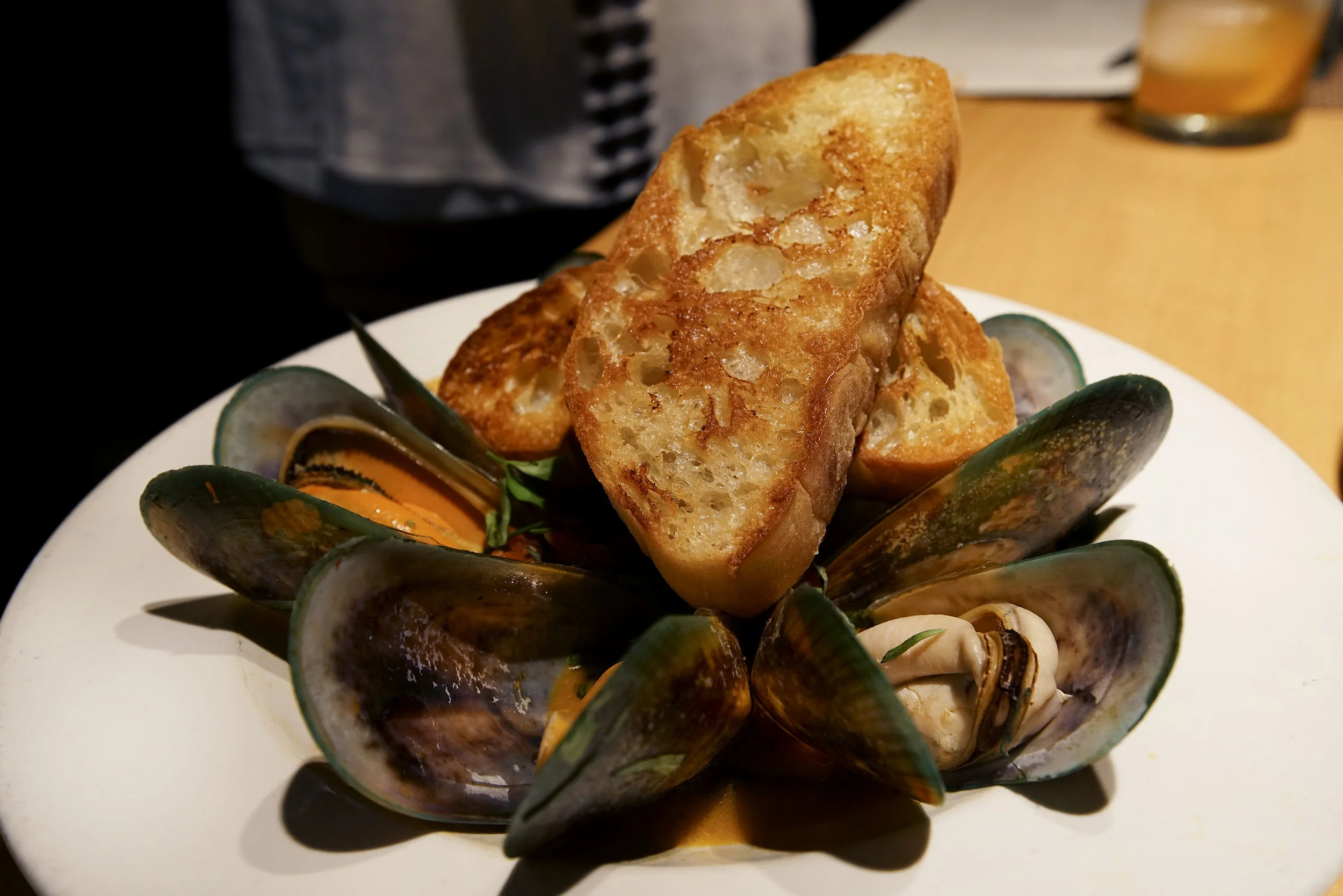 New Zealand Green Lip Mussel Pan Roast