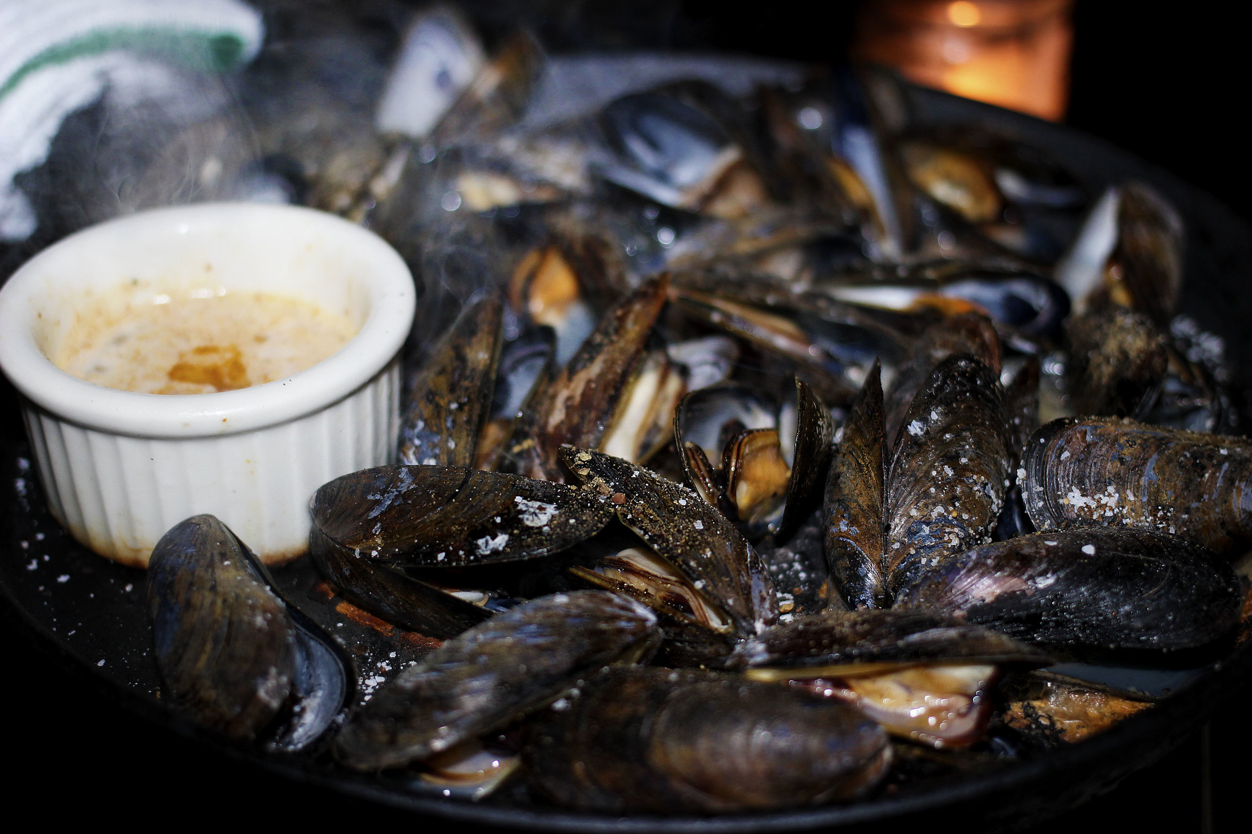 New Item - Iron Skillet Roasted Mussels