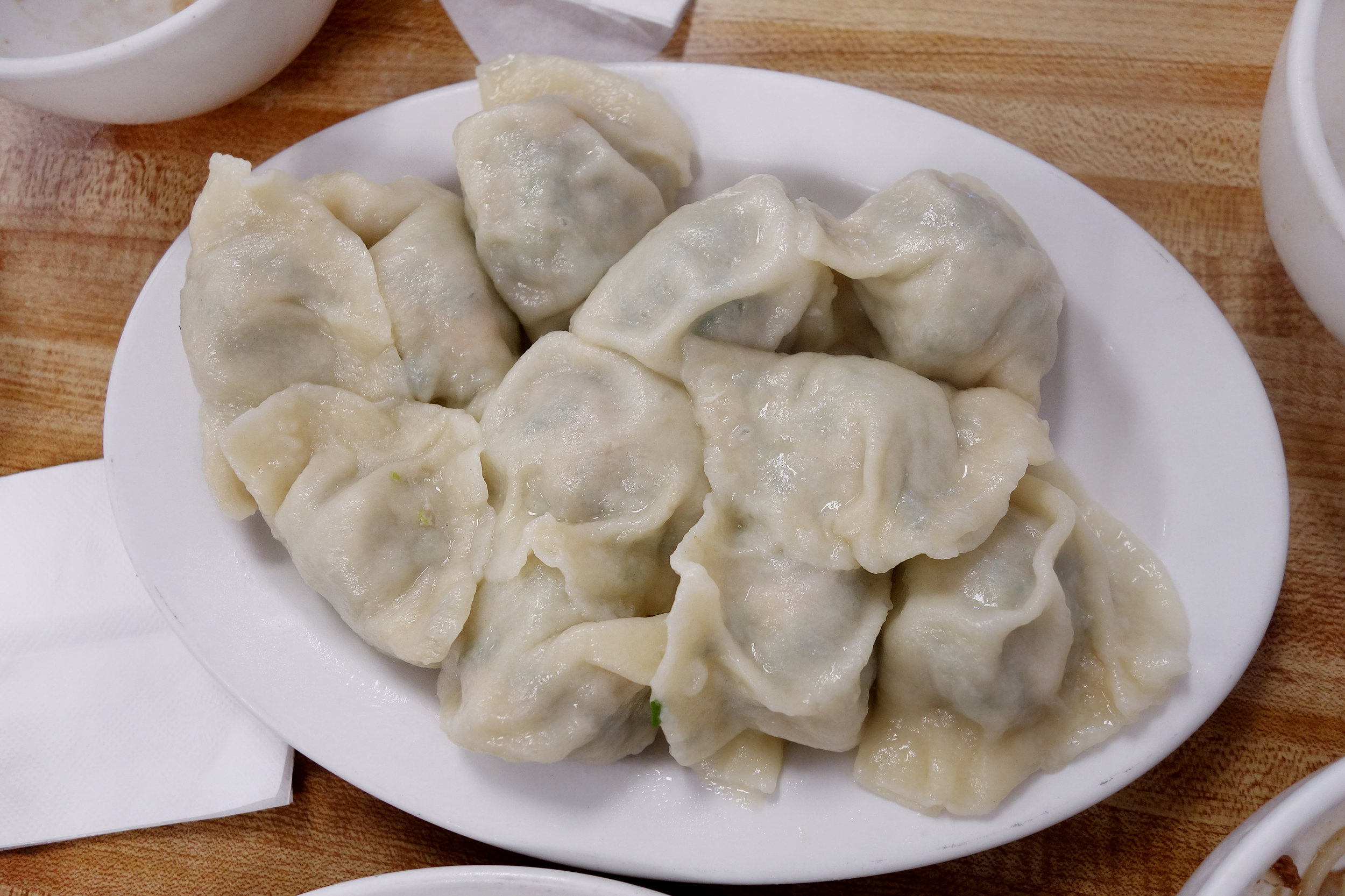 Leek, Pork and Shrimp Dumplings