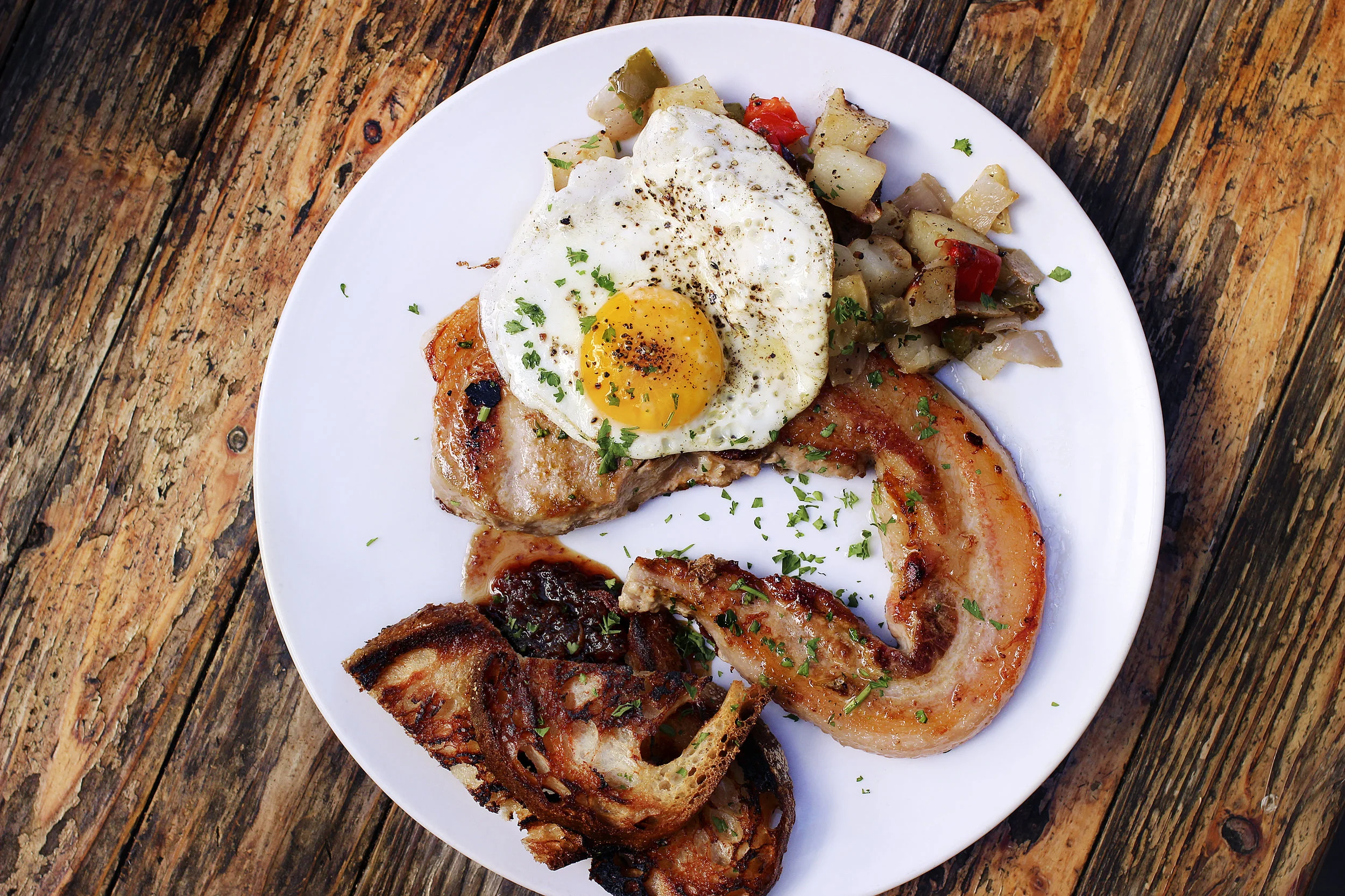 Smoked pork chop