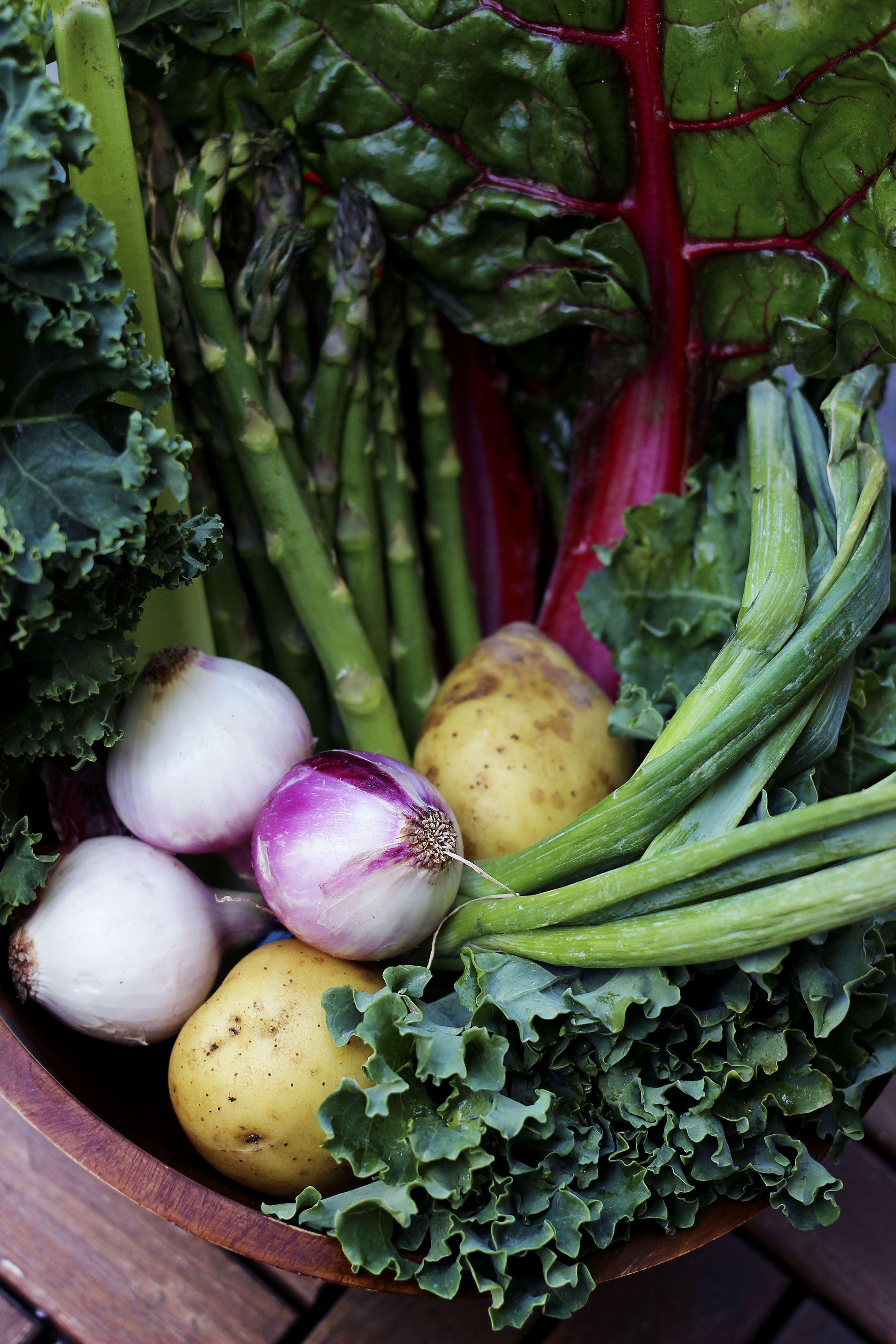 Some of the items from my Veggie Only Box.