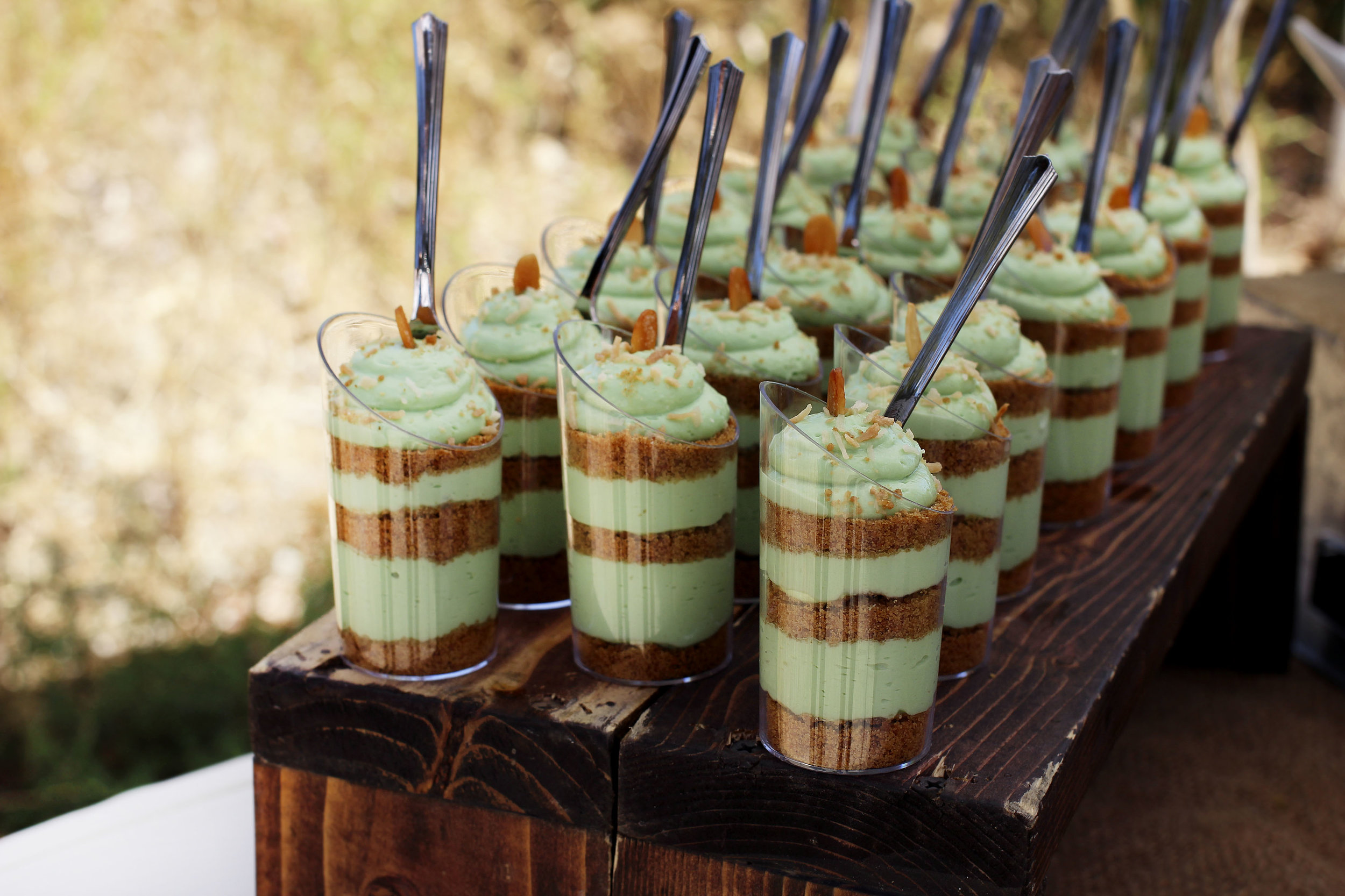 California Avocado Key Lime Pudding Shots (Thank you Tina for giving me yours!)