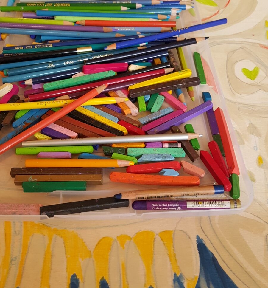 Watercolor Crayon
