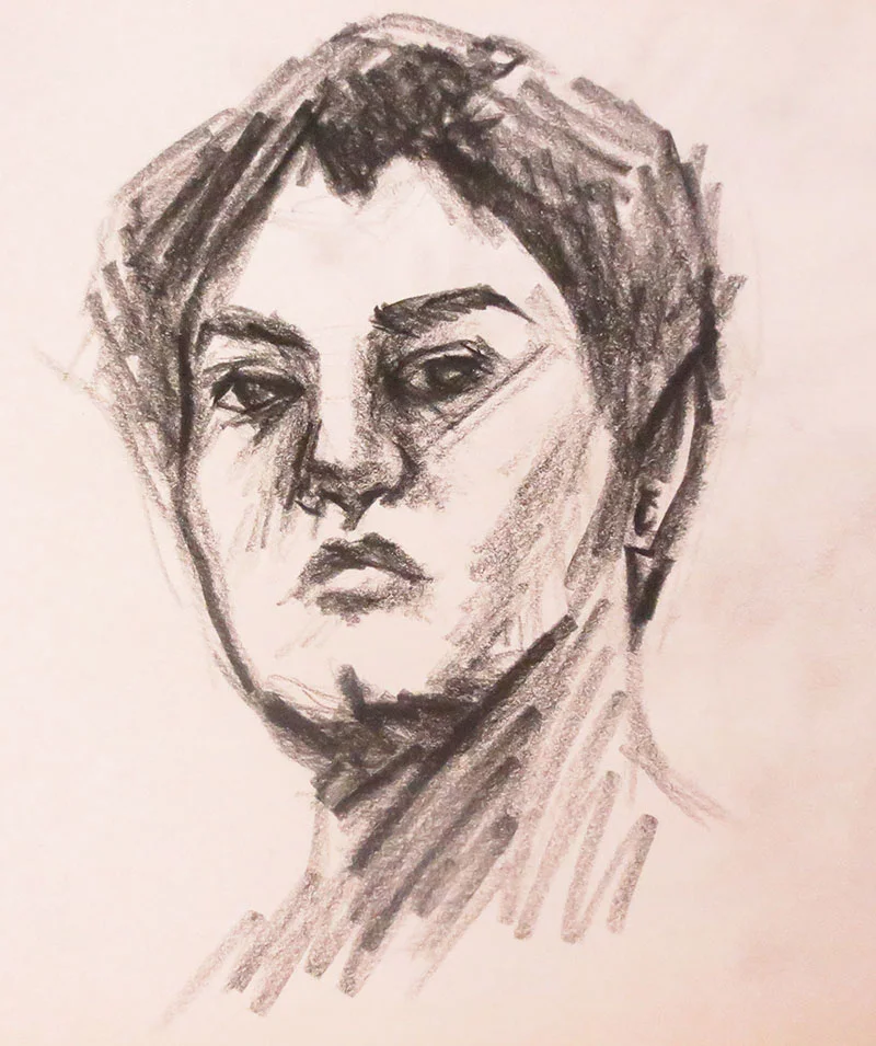 Drawing A Self Portrait From Life Simple Art Tips Drawing A Self Portrait From Life Simple Art Tips