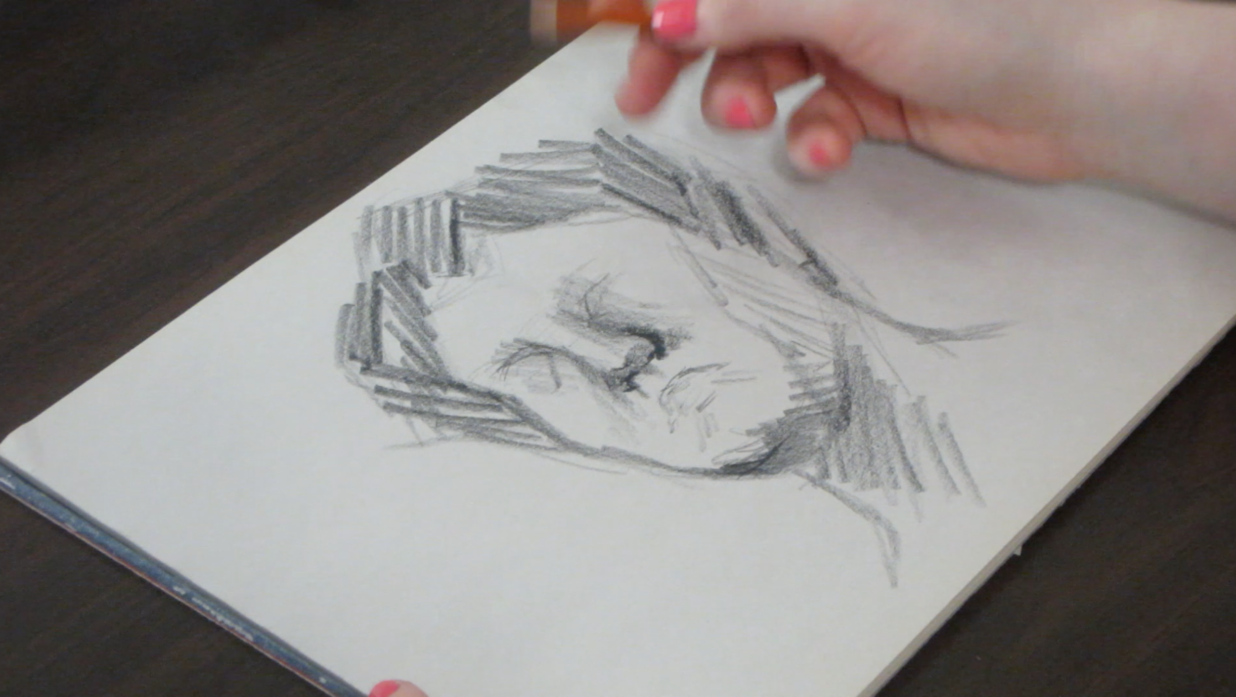 Drawing A Self Portrait From Life Simple Art Tips