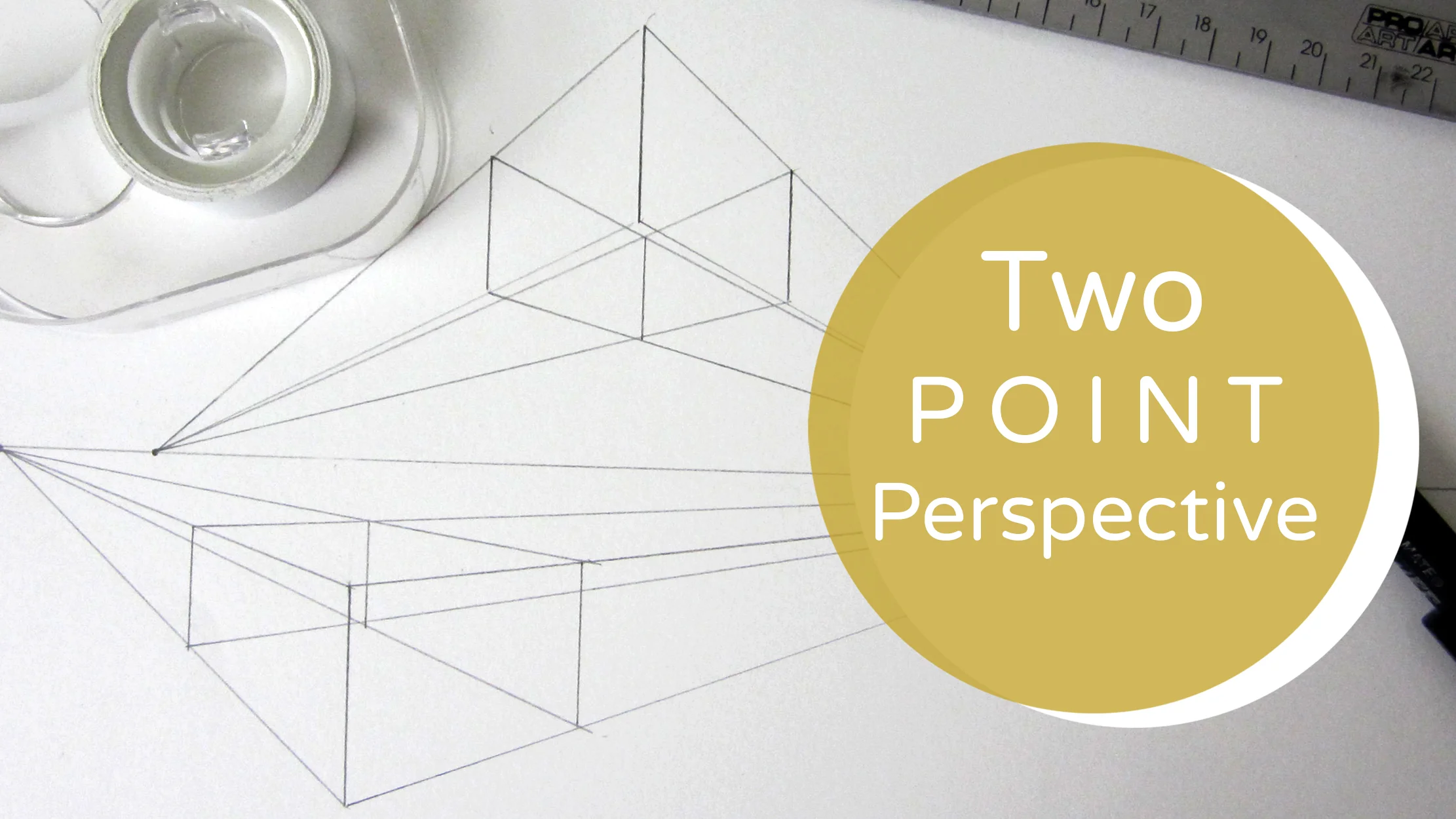 2 Point Perspective | Building Objects Out of Boxes