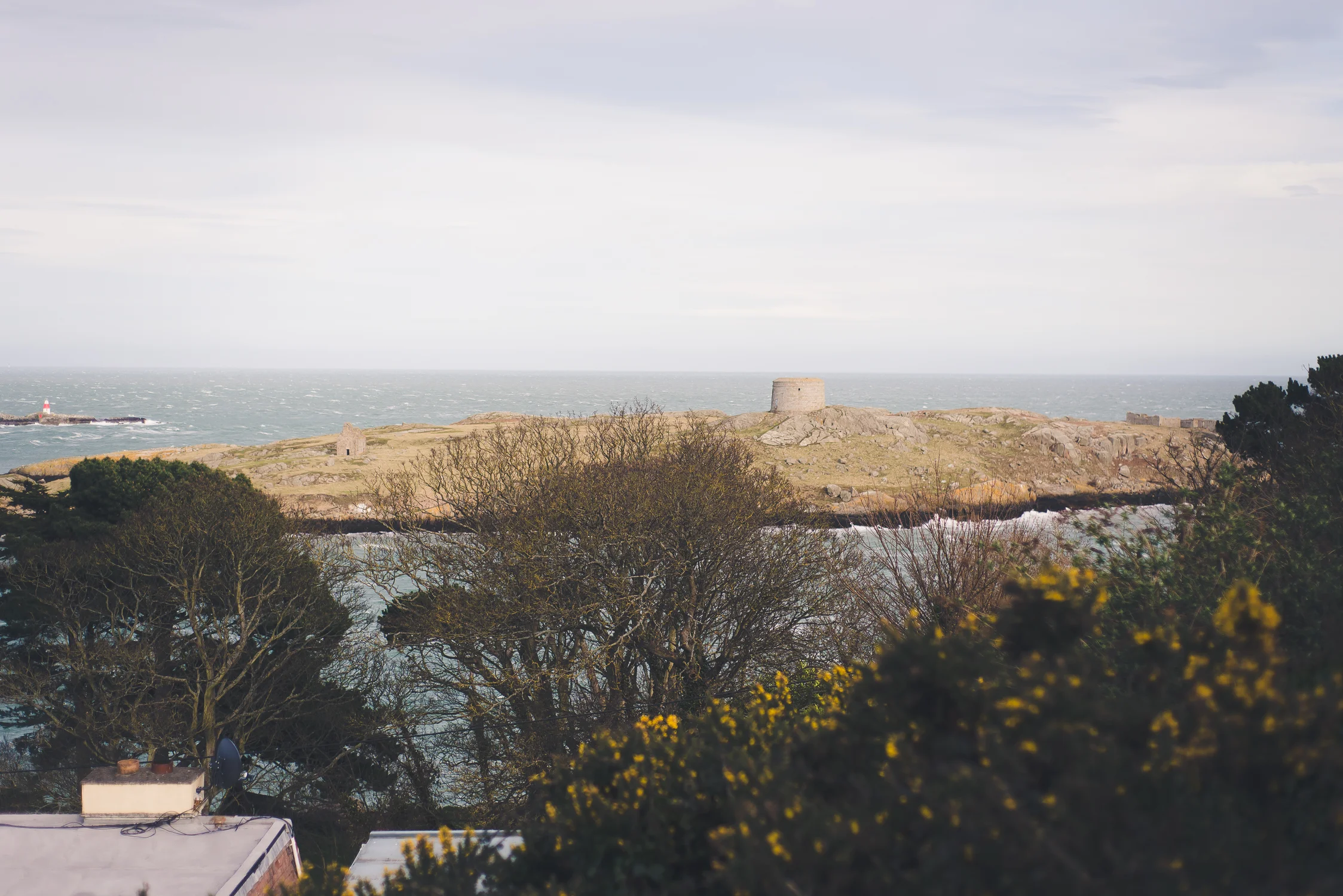 Dalkey Island, as seen from the harbor.