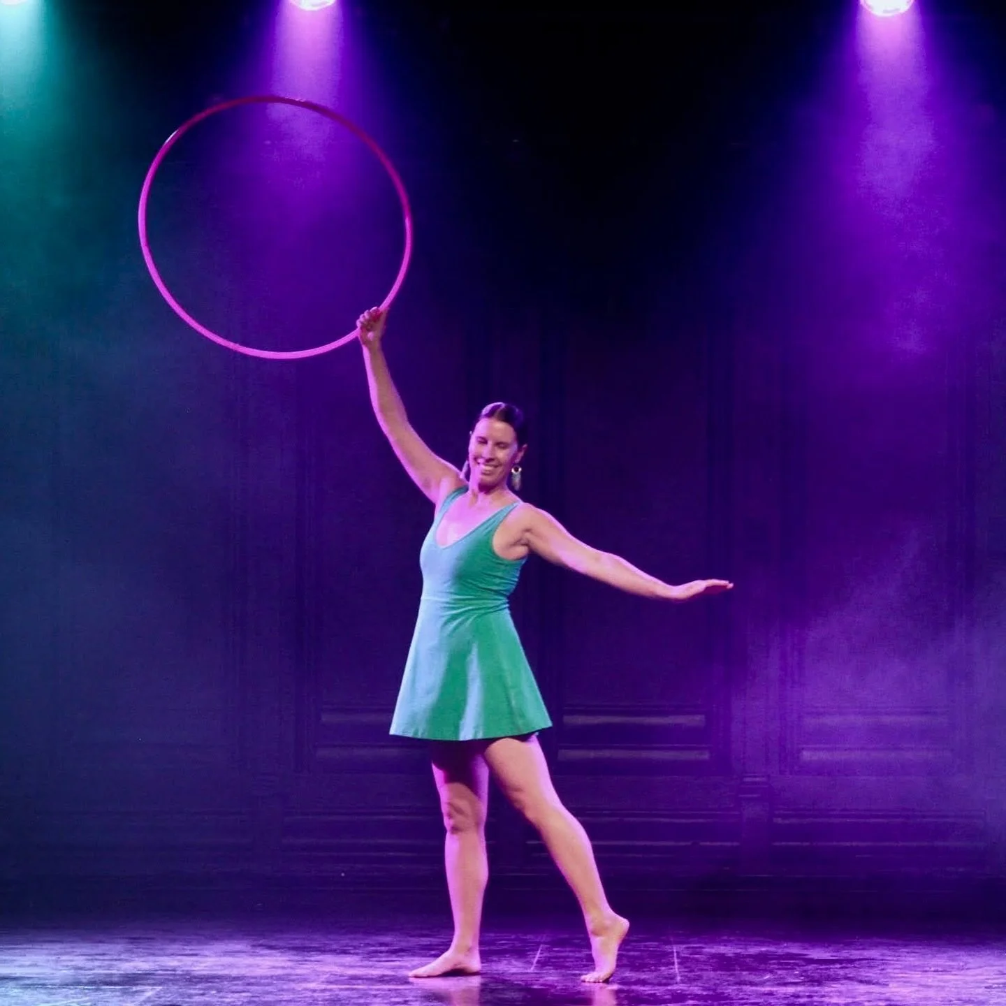 It was such a dream to bring this act to @swhoopcon last year! Although backstage, I was really doubting myself. What did I do to share the lineup with all of these hoop legends? I wasn&rsquo;t feeling good enough and I was spiraling. But then, I too