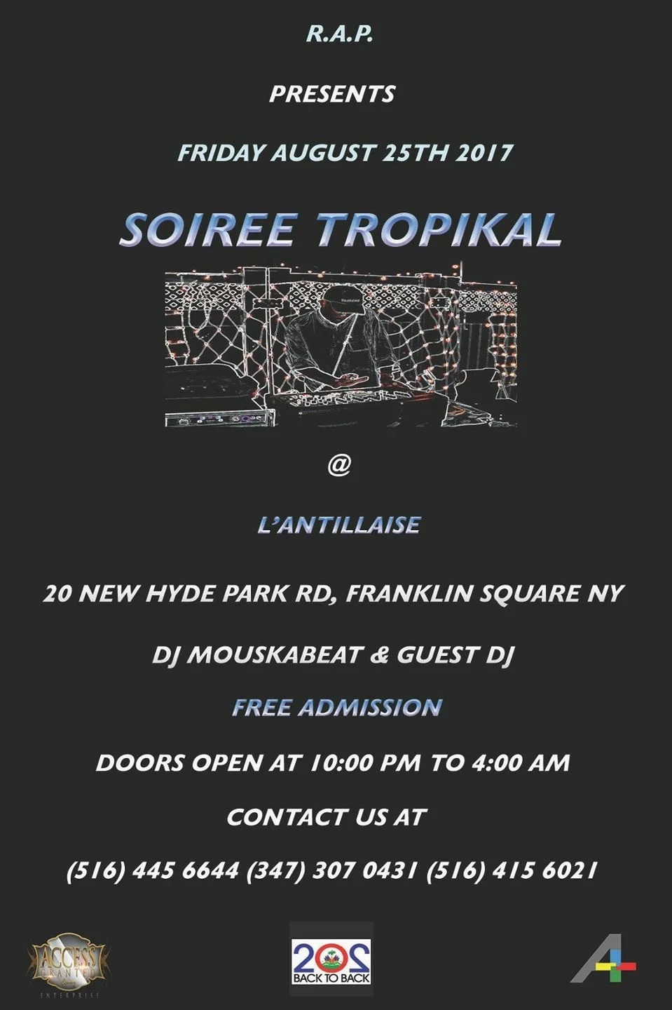 DJ MOUSKABEAT SOIREE TROPIKAL