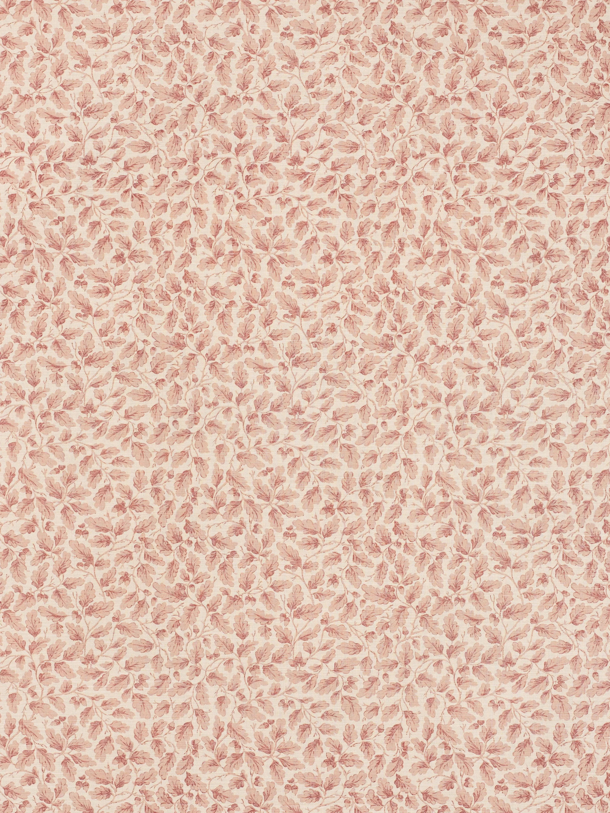 English Oakleaf - Red on Beige
