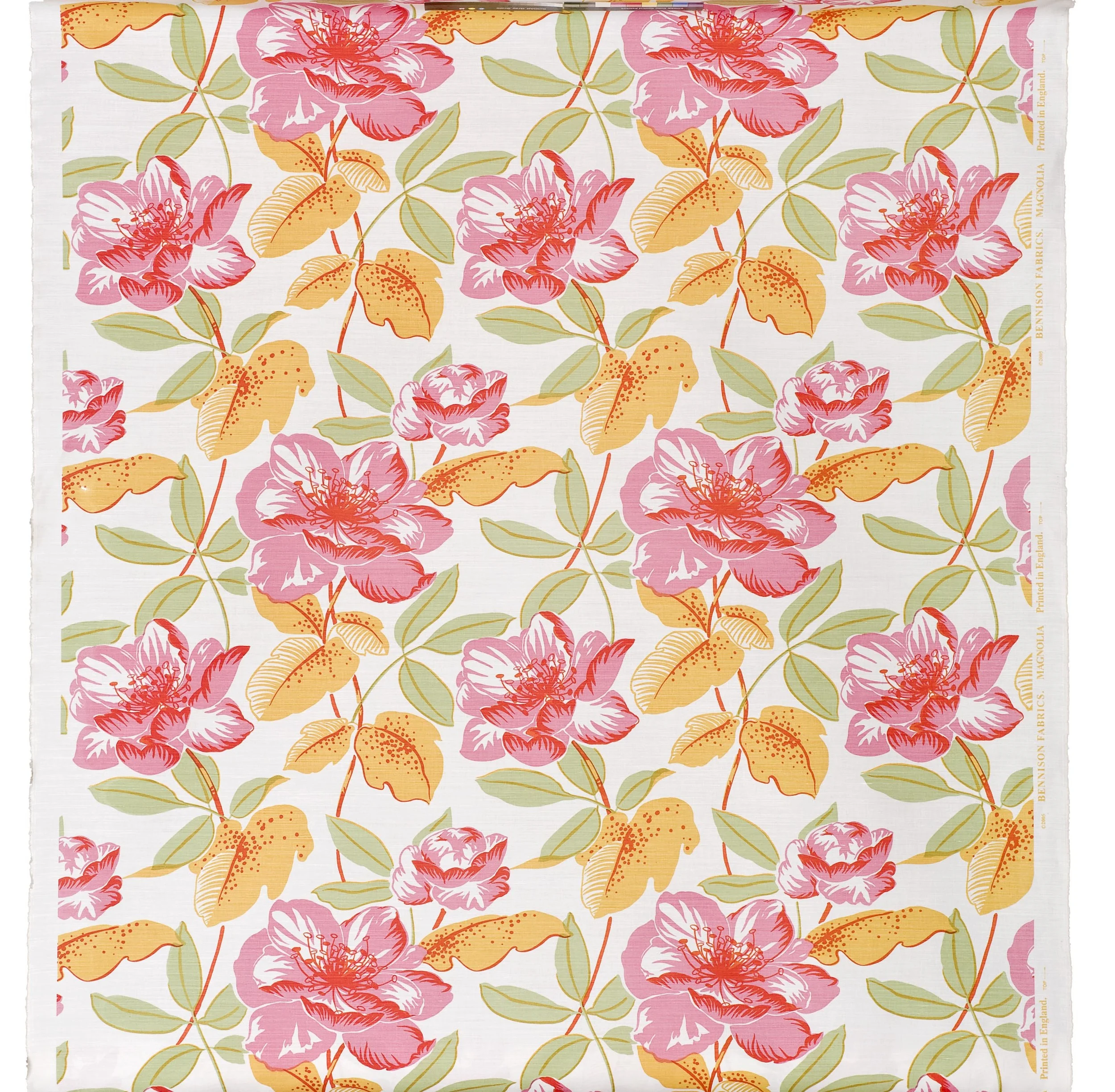 Magnolia - Pink Orange on Oyster