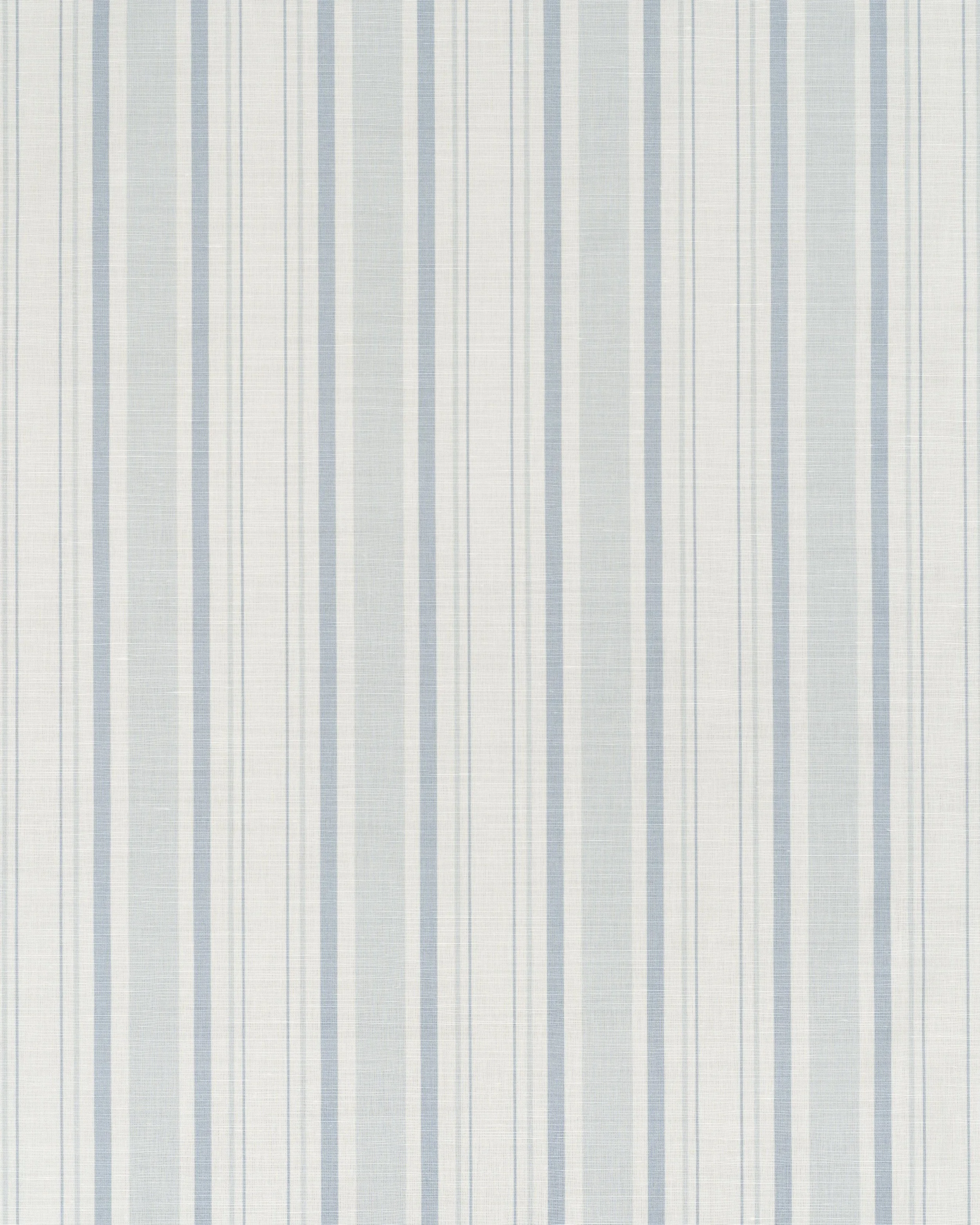 Plain Stripe - Pale Blue on Oyster