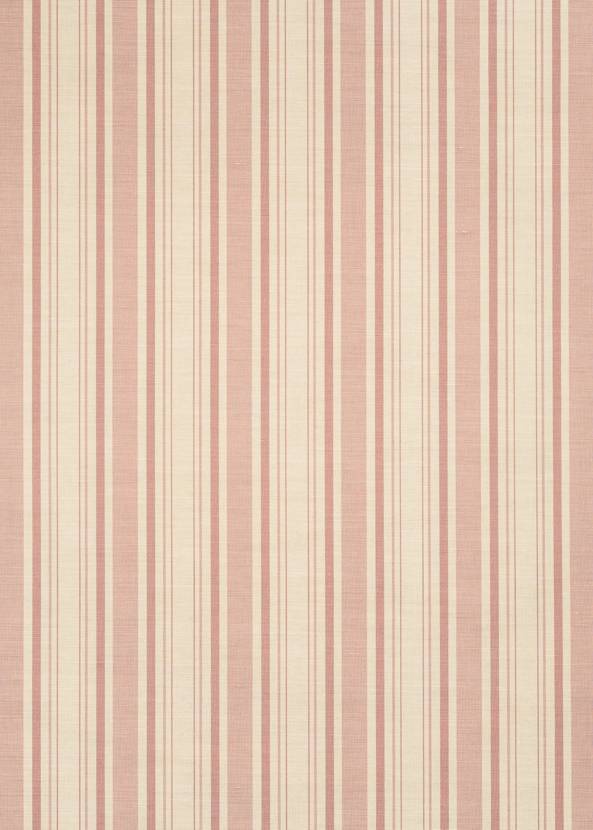 Plain Stripe - Pink on Beige