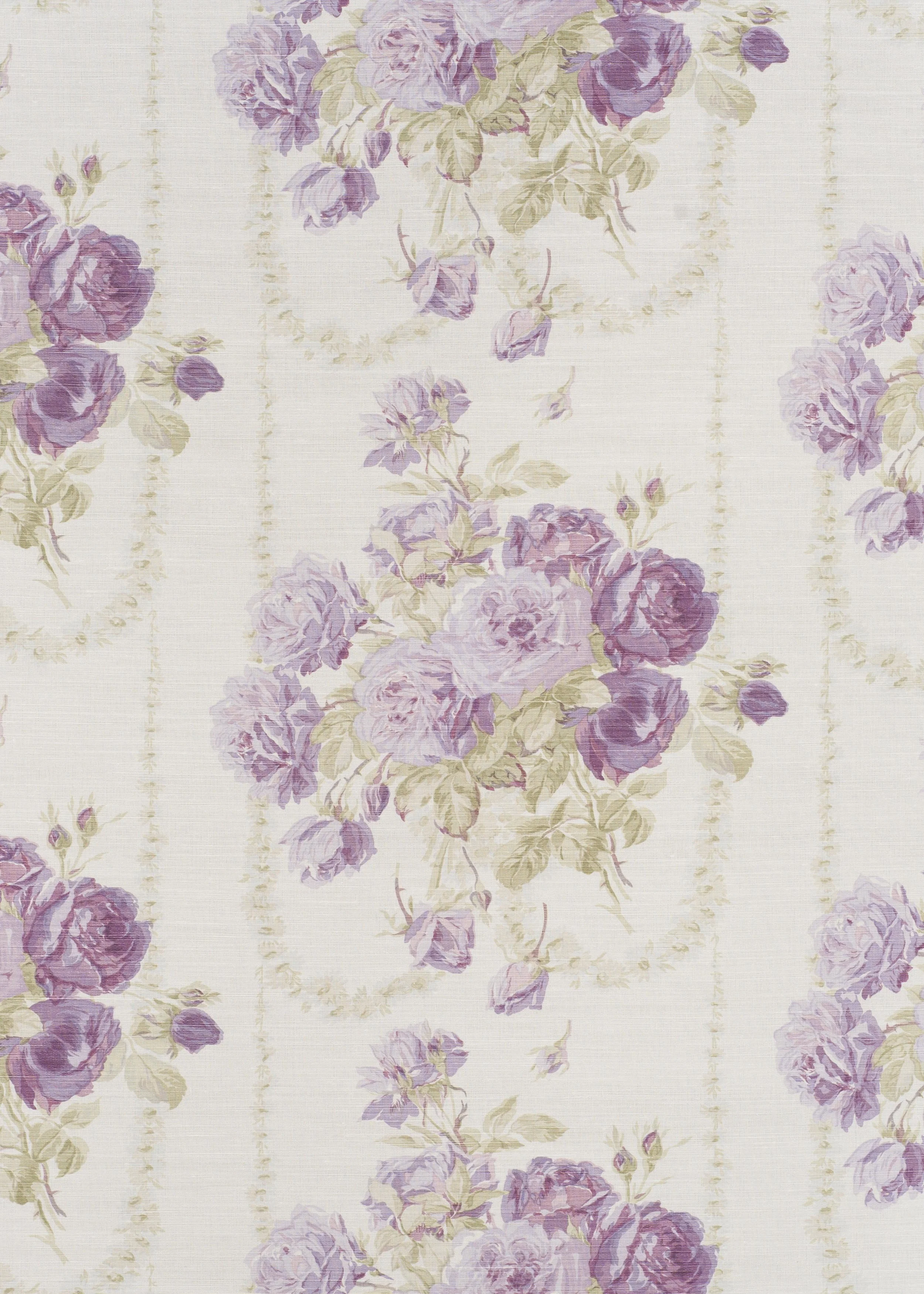 Daisy Chain - Mauve on Oyster