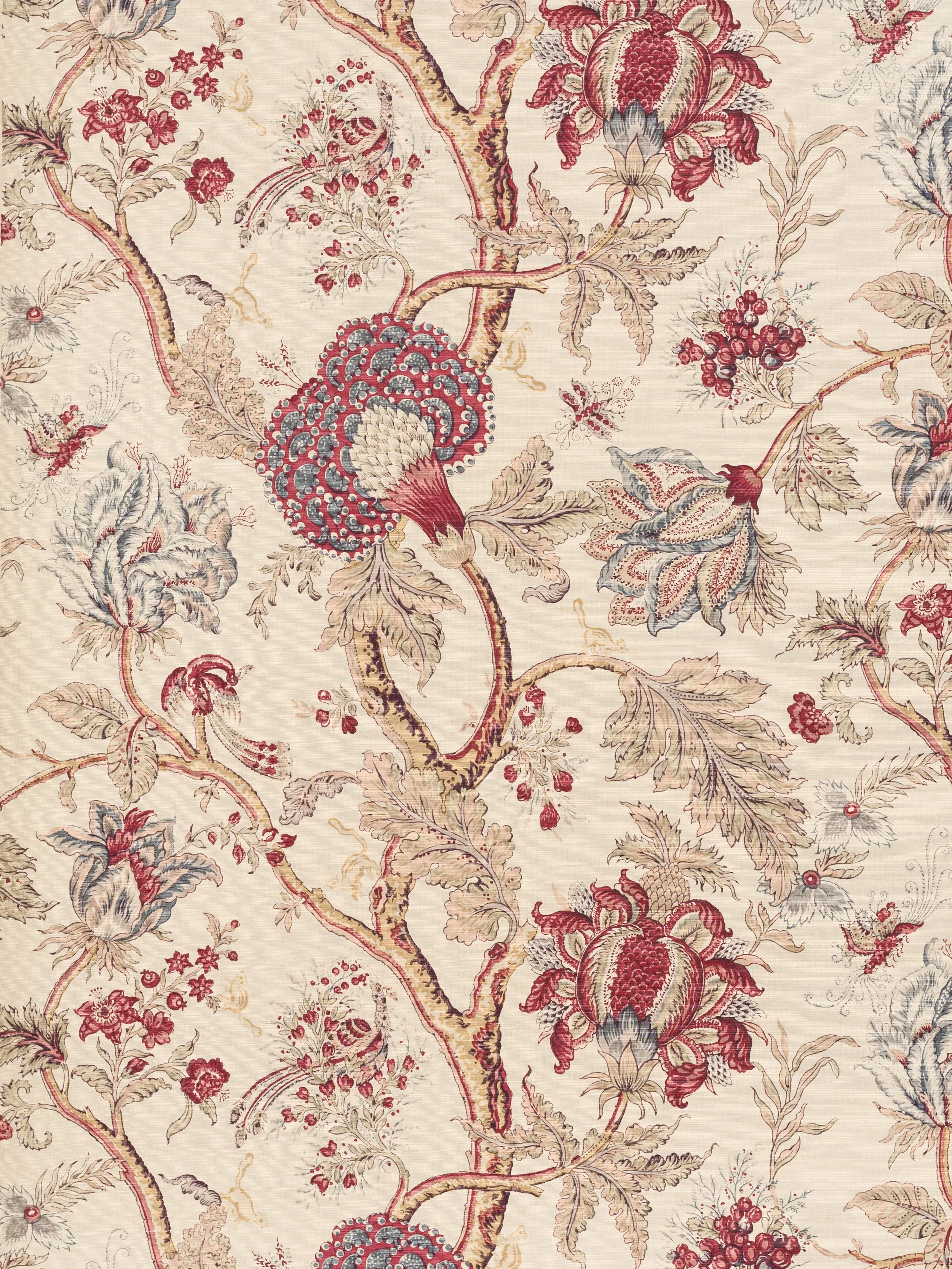 Dragon Flower - Original on Beige