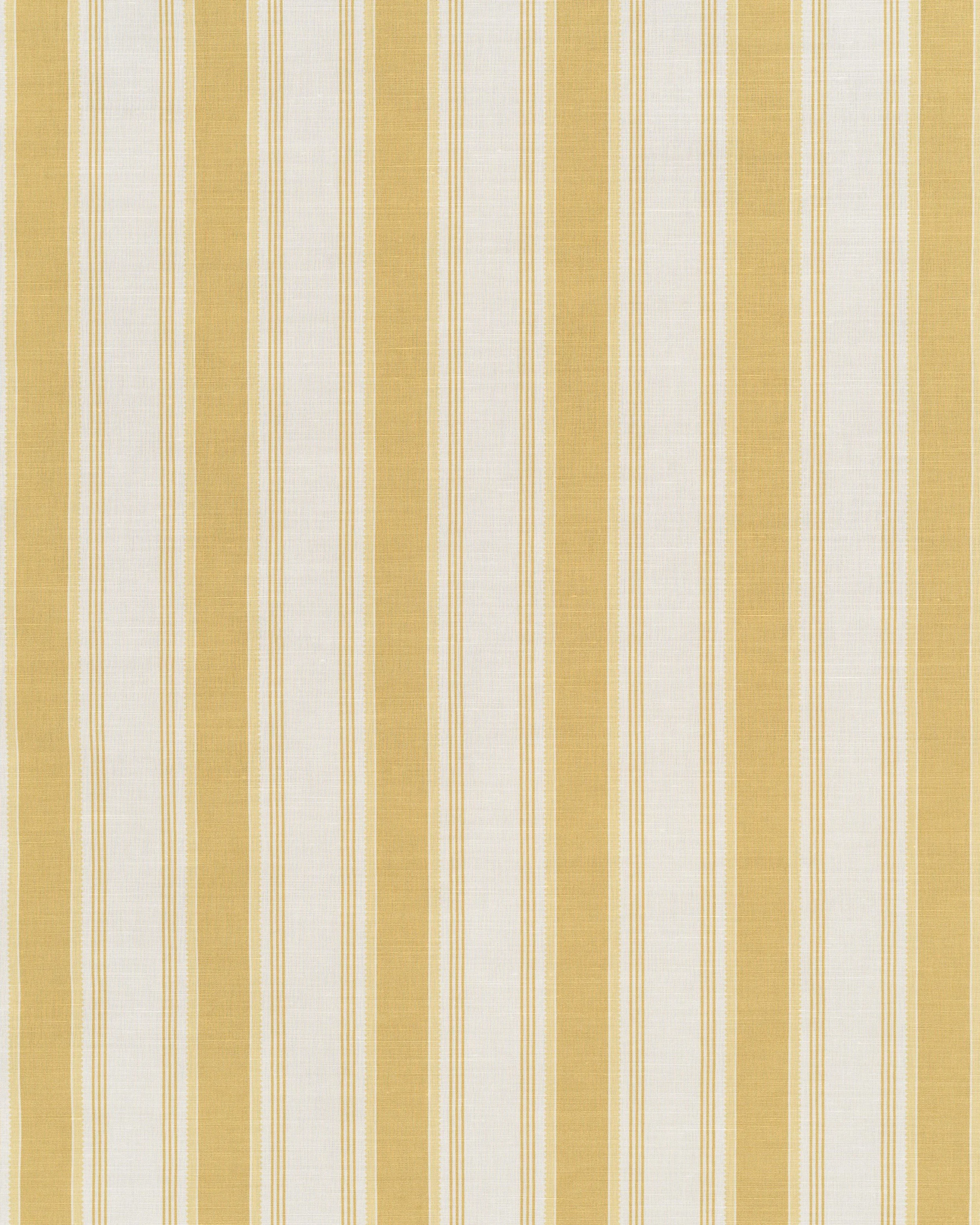 Pavilion Stripe - Yellow on Oyster