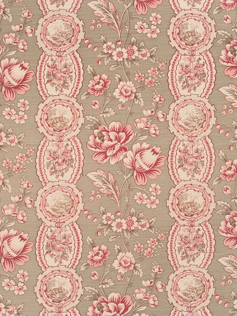 French Twist - Celadon on Beige
