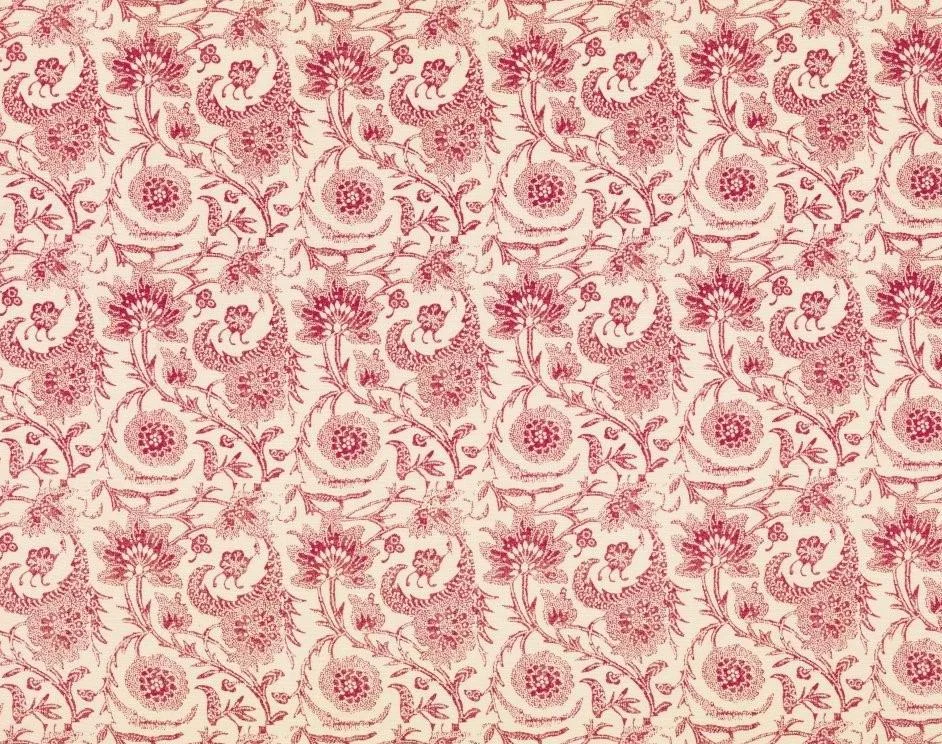 Injigo Lace - Red on Oyster