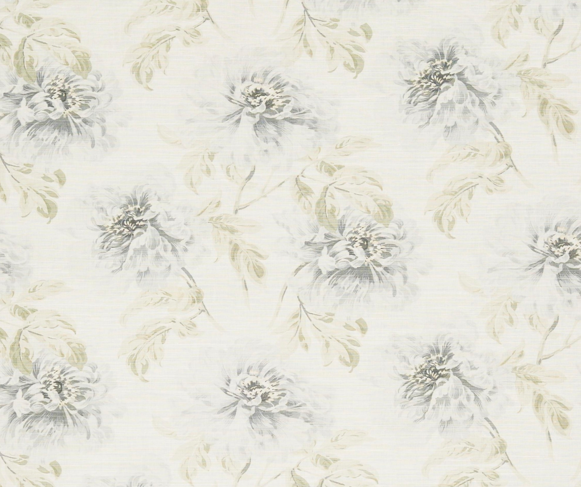 Dahlia - Green Grey on Oyster