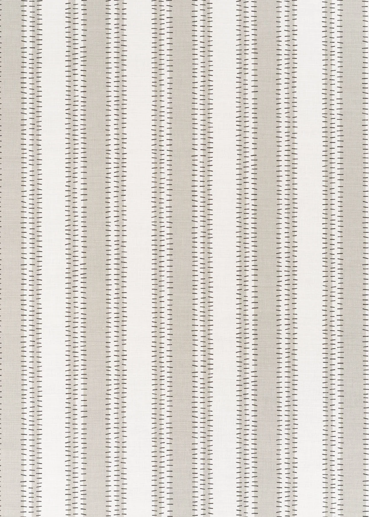 Spike Stripe - Charcoal Grey on Oyster