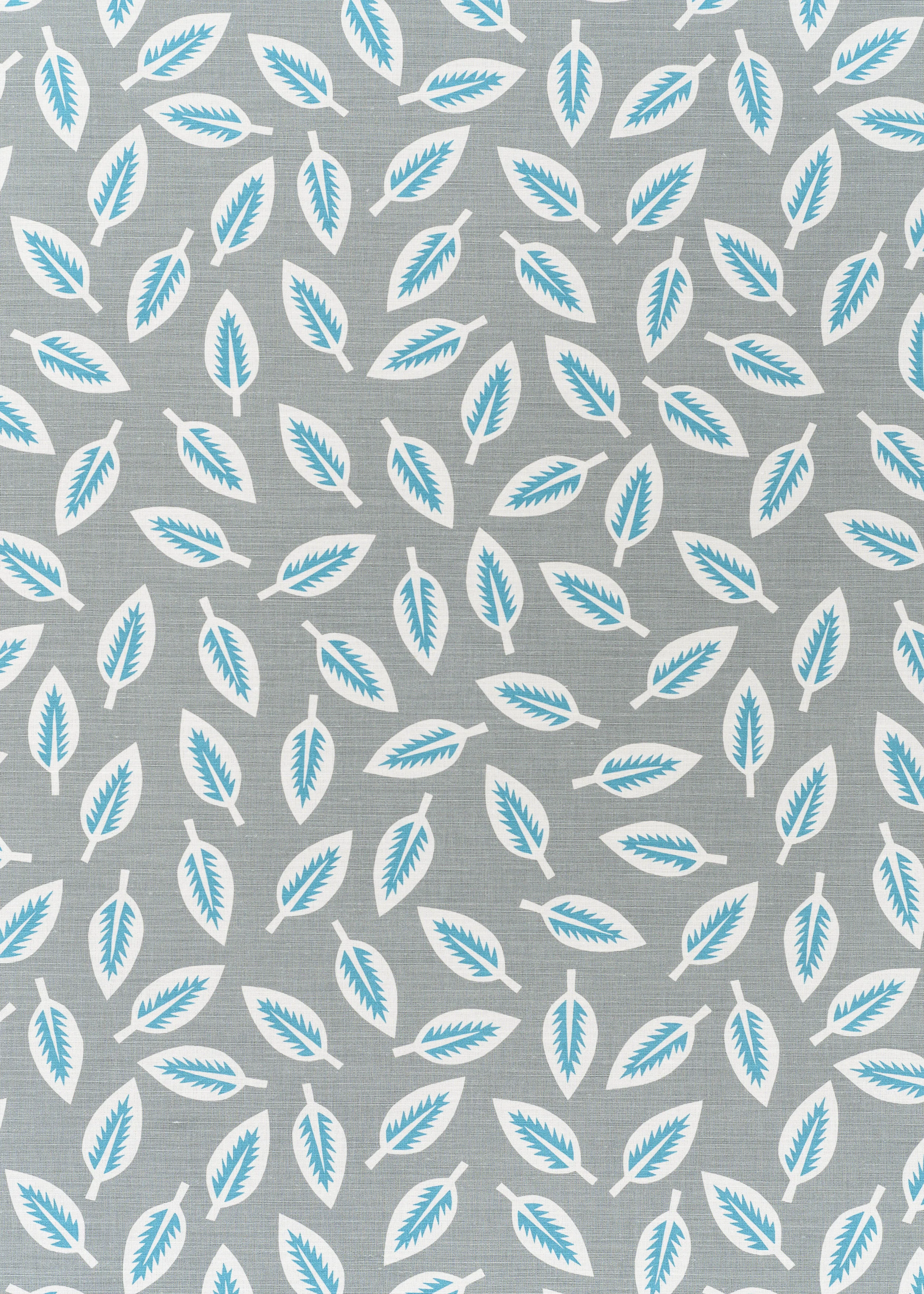 Leaf Cutter Reverse - Grey Green on Oyster